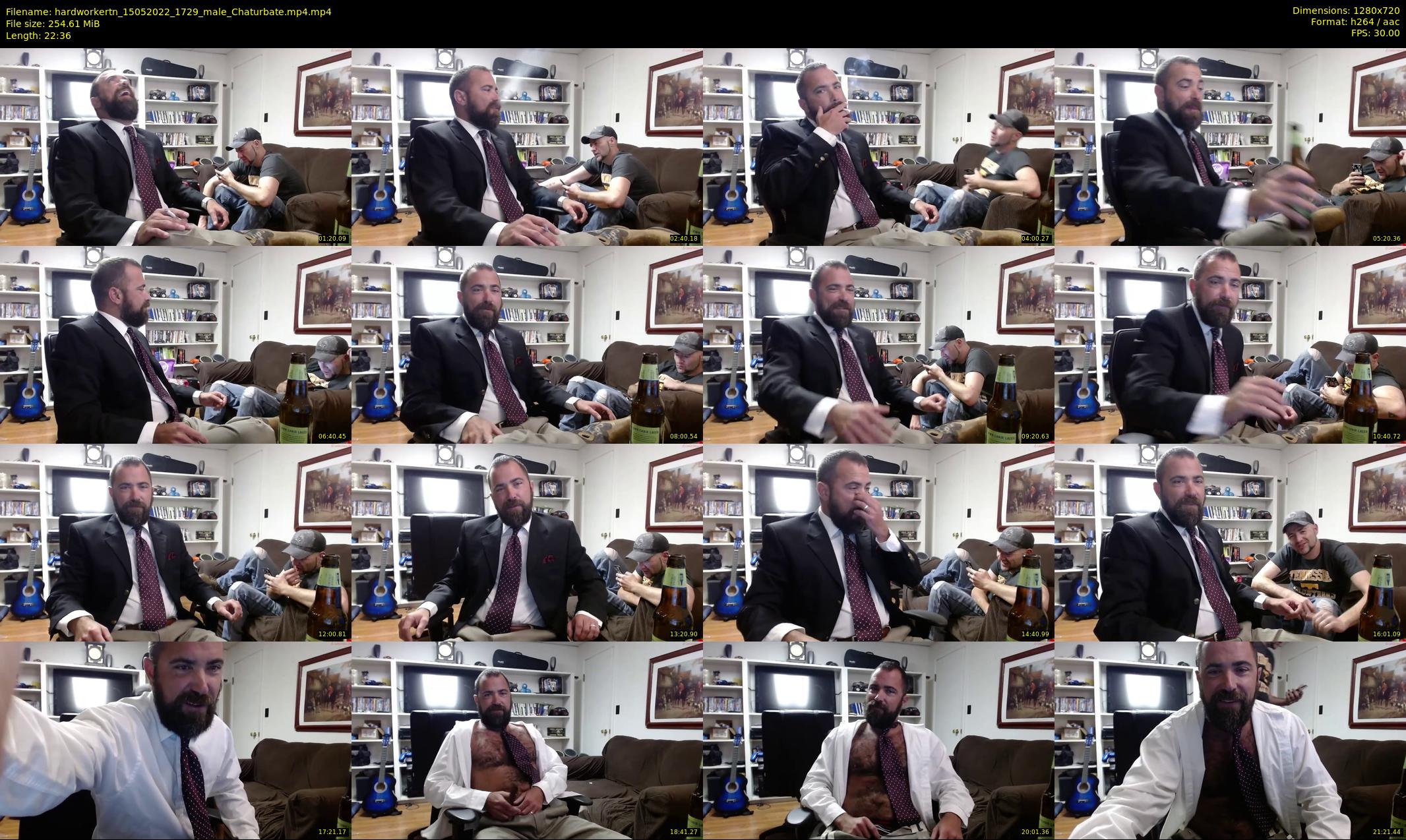 hardworkertn — 23 minute Chaturbate male cam show recording, 720p, May 15, 2022
