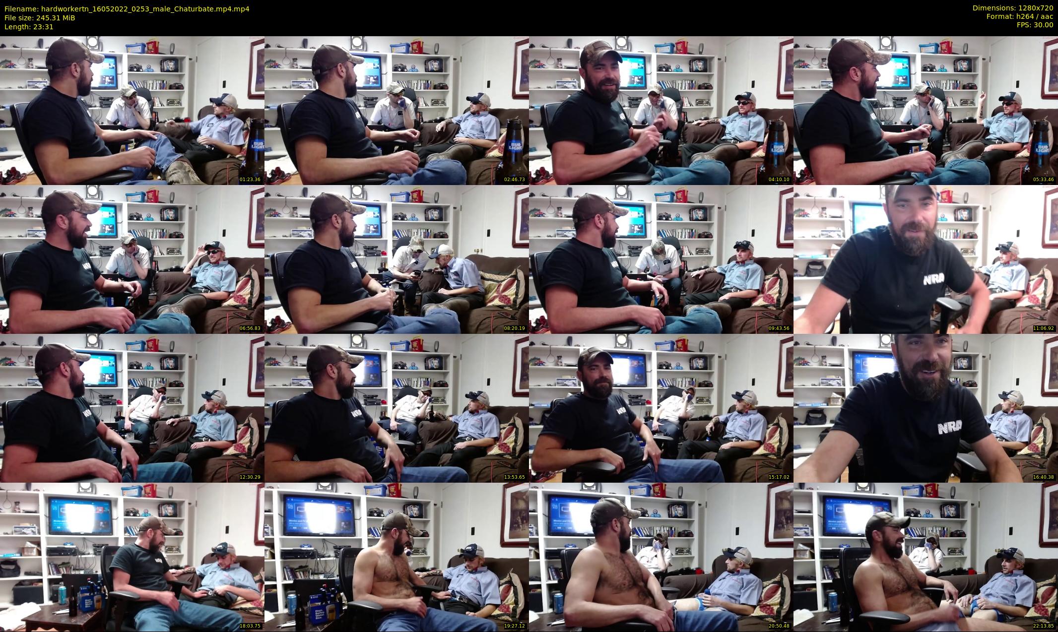 hardworkertn — 24 minute Chaturbate male cam show recording, 720p, May 16, 2022