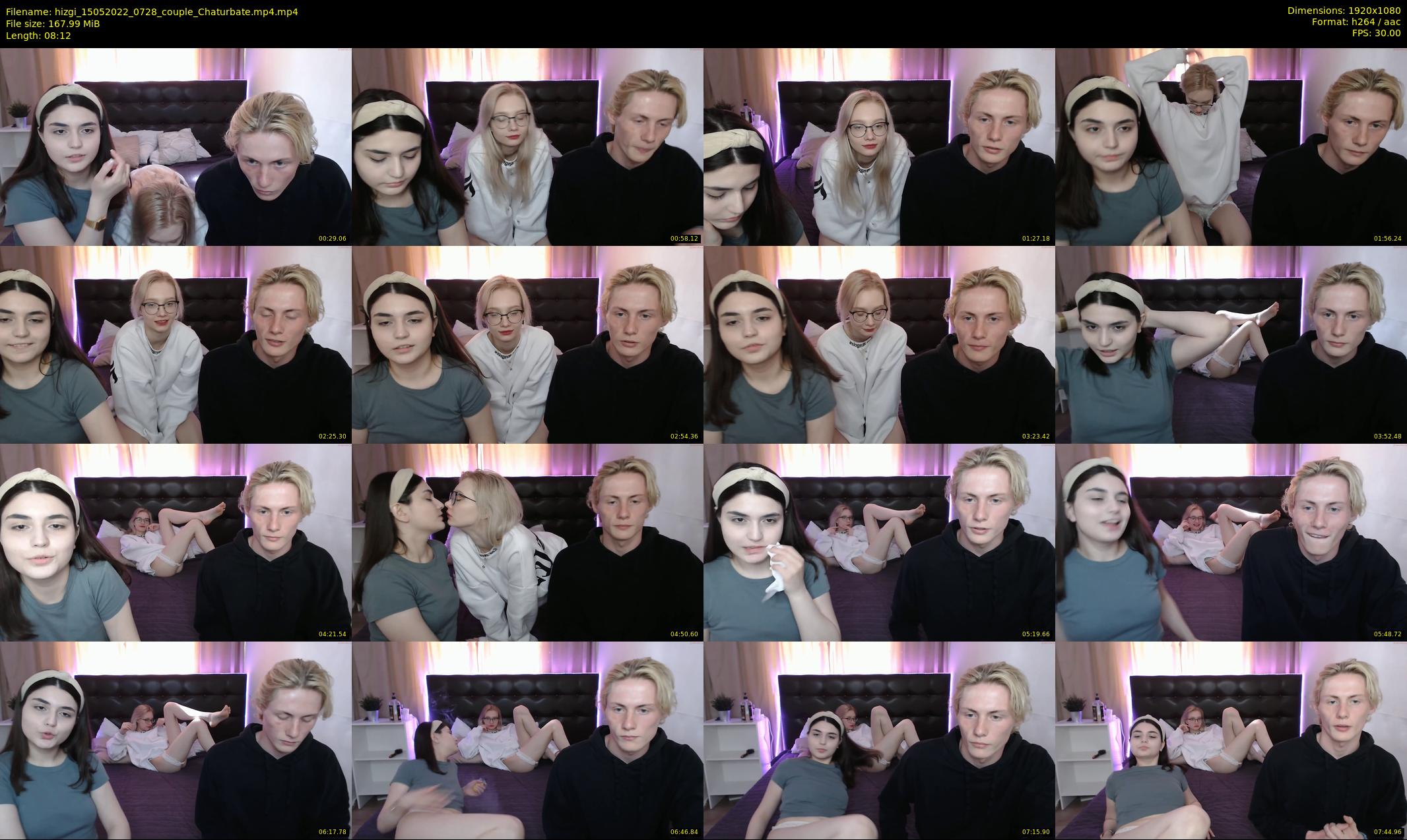 hizgi — 9 minute Chaturbate couple cam show recording, 1080p, May 15, 2022