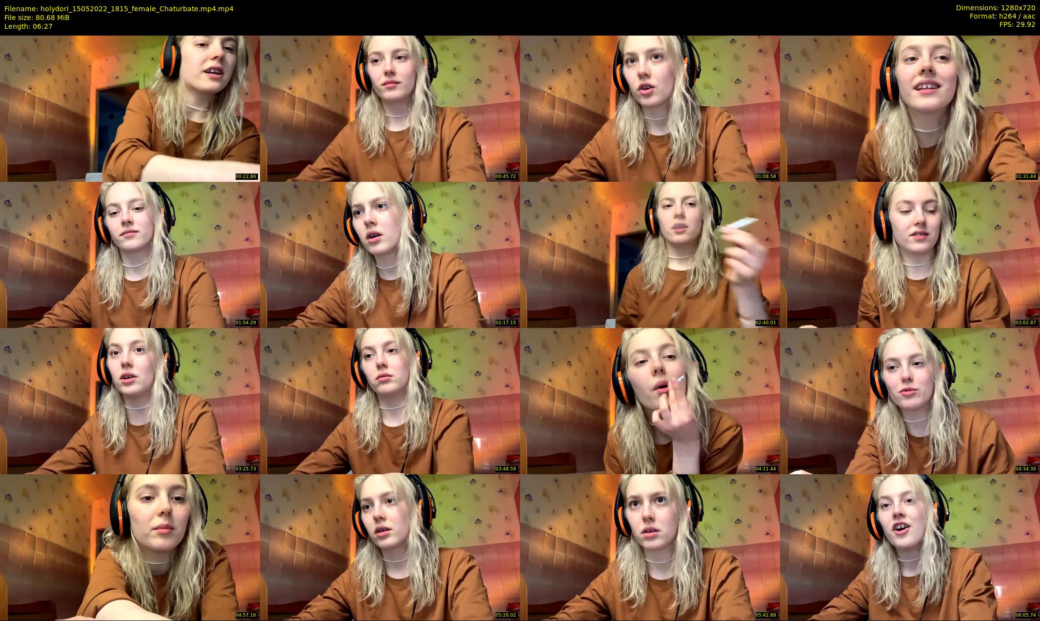 holydori — 7 minute Chaturbate female cam show recording, 720p, May 15, 2022
