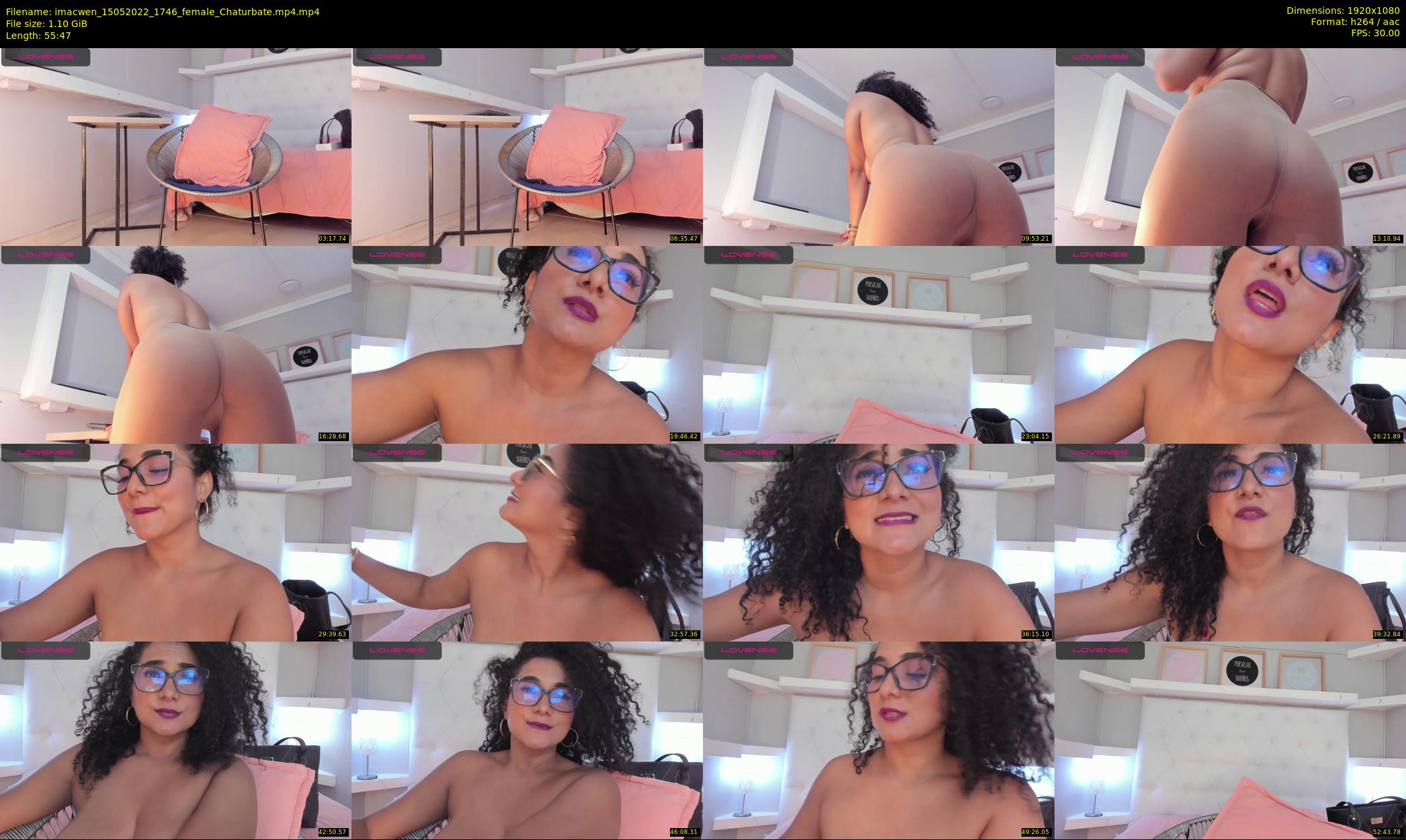 imacwen — 56 minute Chaturbate female cam show recording, 1080p, May 15, 2022