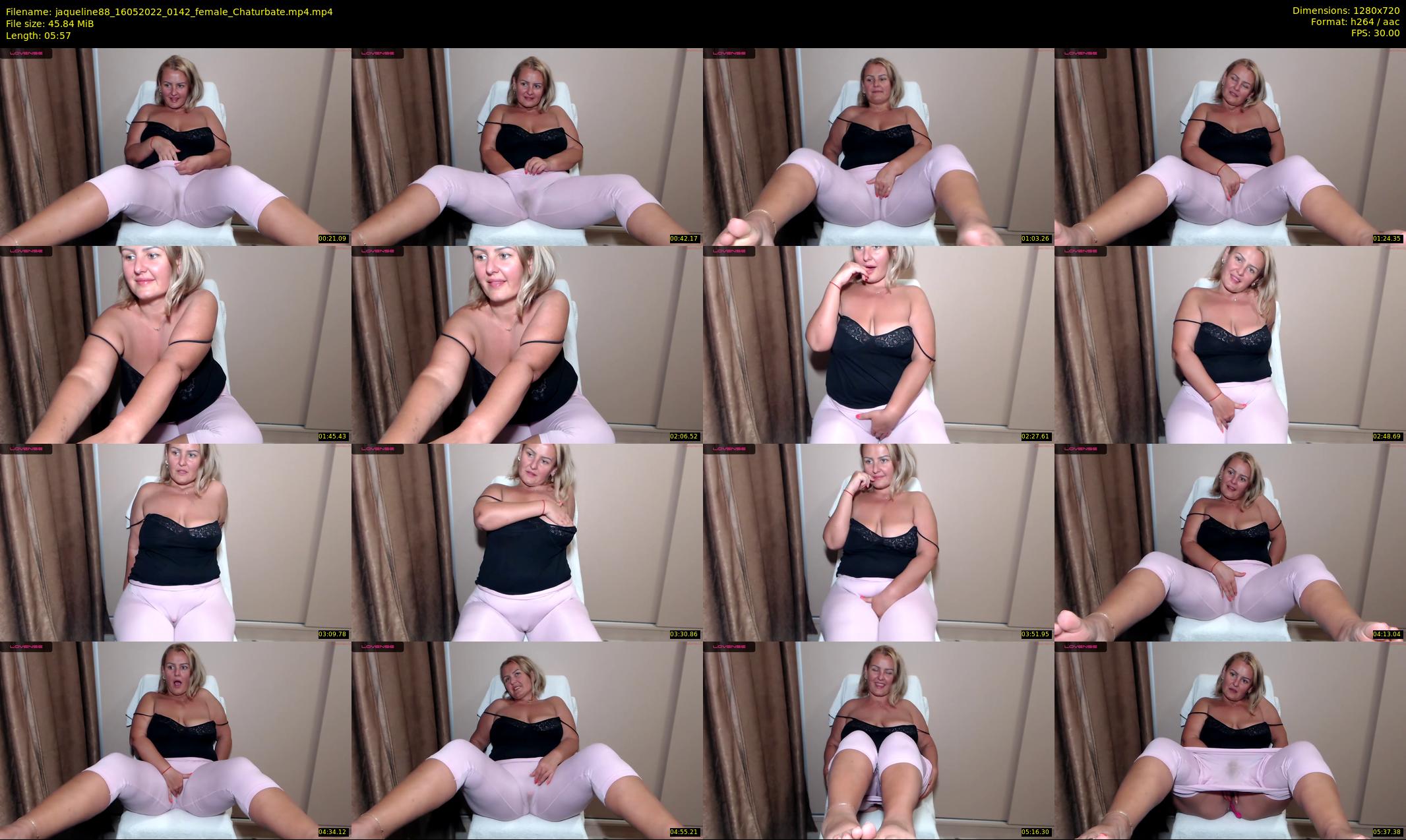 jaqueline88 — 6 minute Chaturbate female cam show recording, 720p, May 16, 2022