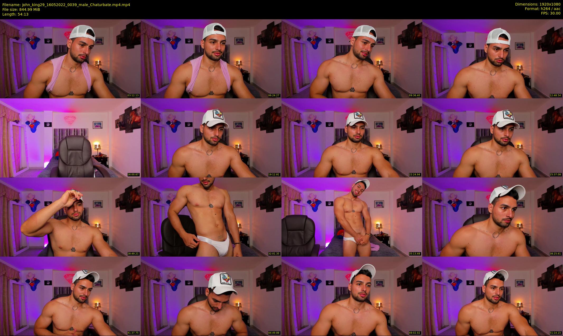 john_king29 — 55 minute Chaturbate male cam show recording, 1080p, May 16, 2022