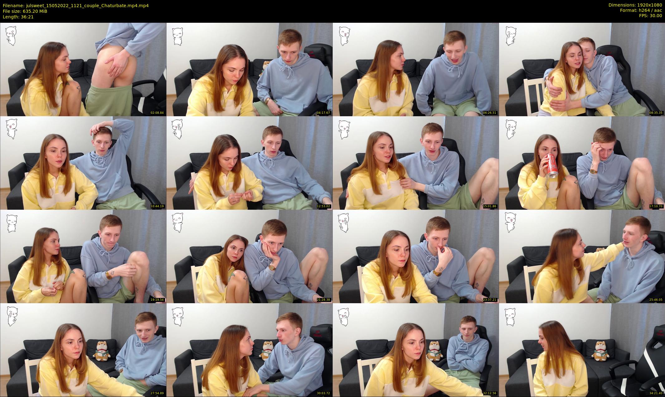 julsweet — 37 minute Chaturbate male cam show recording, 1080p, May 15, 2022