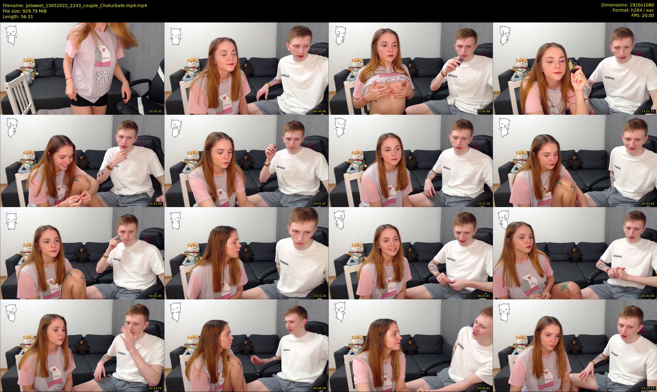 julsweet — 57 minute Chaturbate male cam show recording, 1080p, May 15, 2022