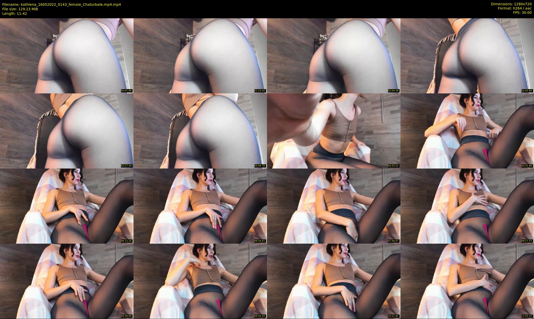kathlena — 12 minute Chaturbate female cam show recording, 720p, May 16, 2022