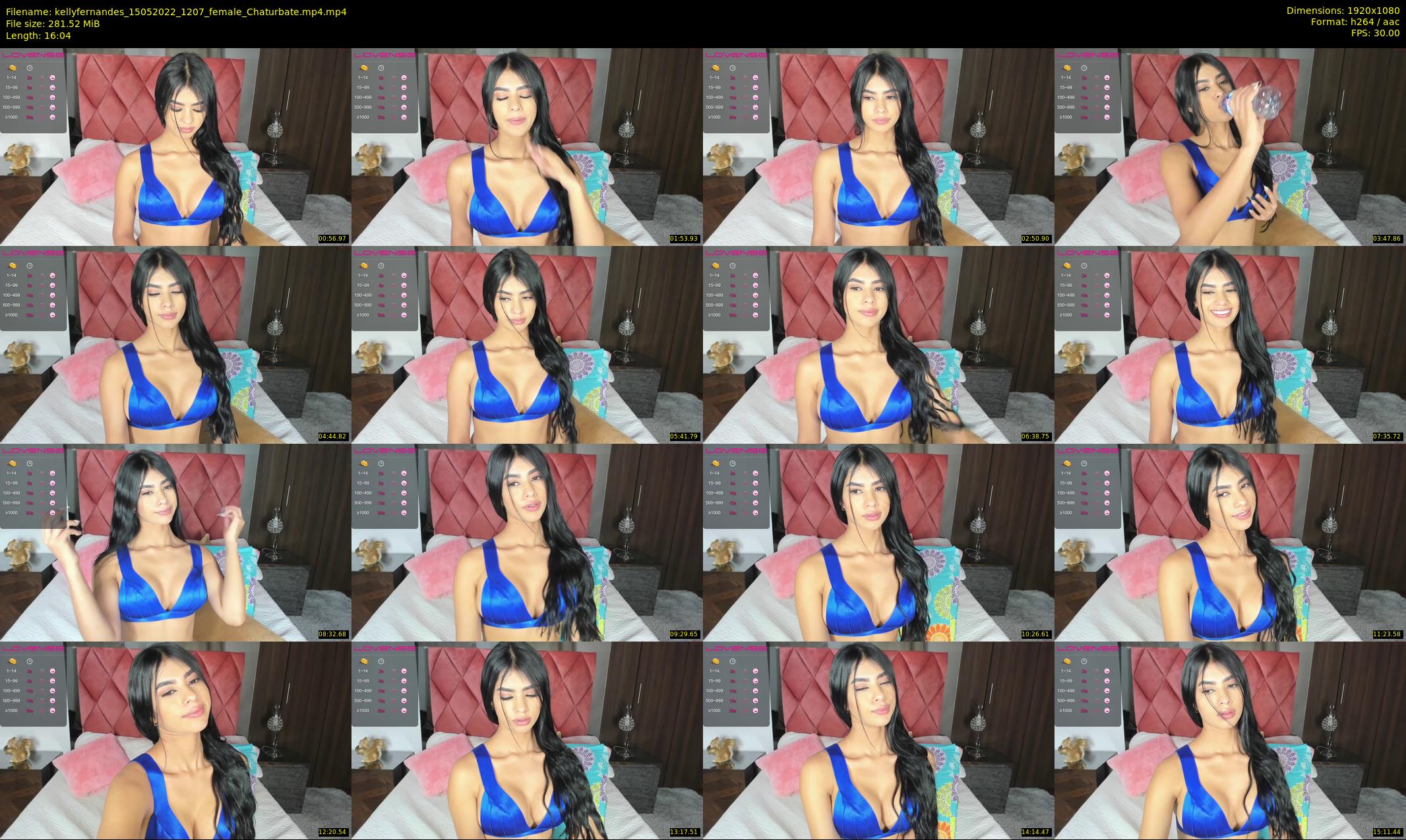 kellyfernandes — 17 minute Chaturbate female cam show recording, 1080p, May 15, 2022
