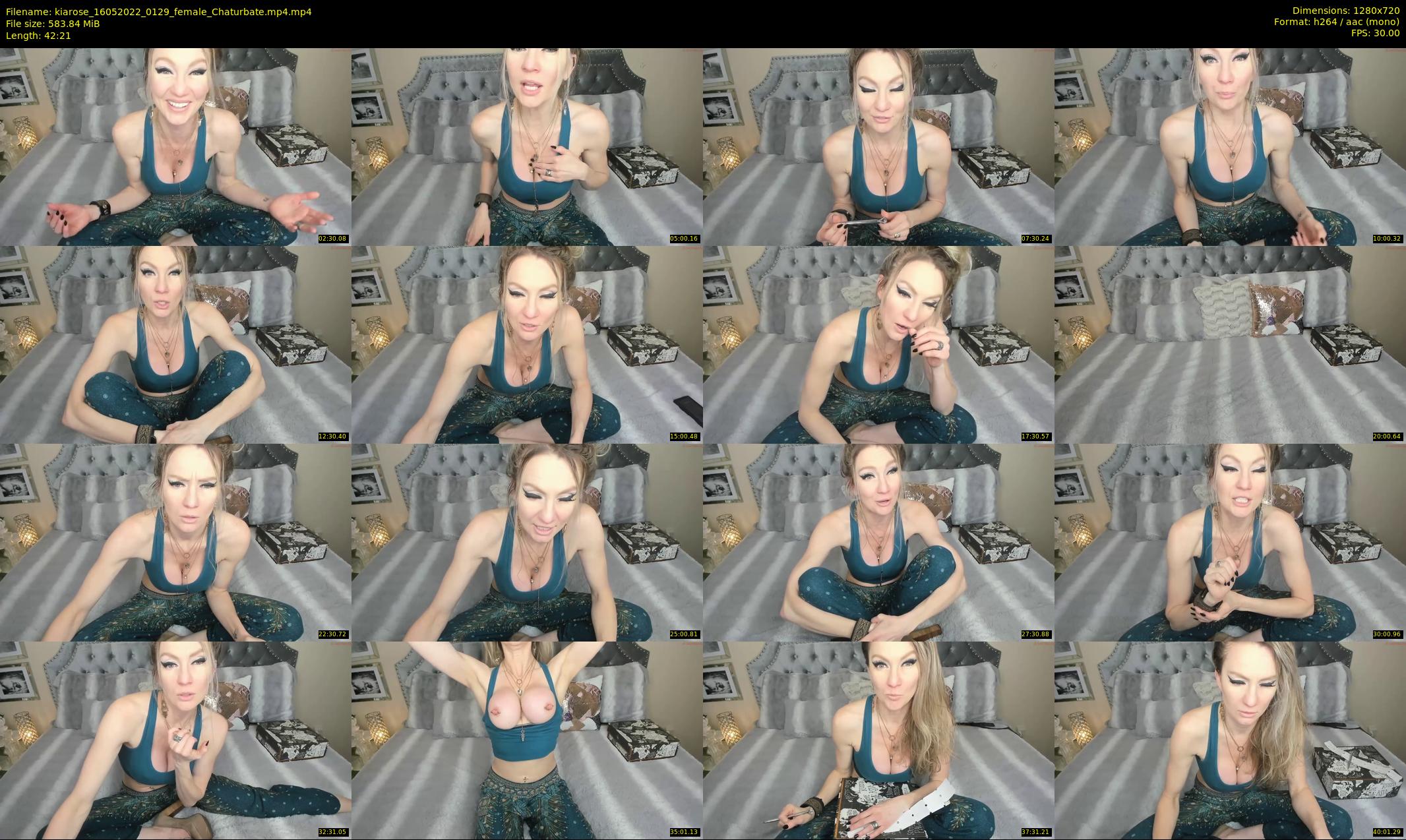 kiarose — 43 minute Chaturbate female cam show recording, 720p, May 16, 2022