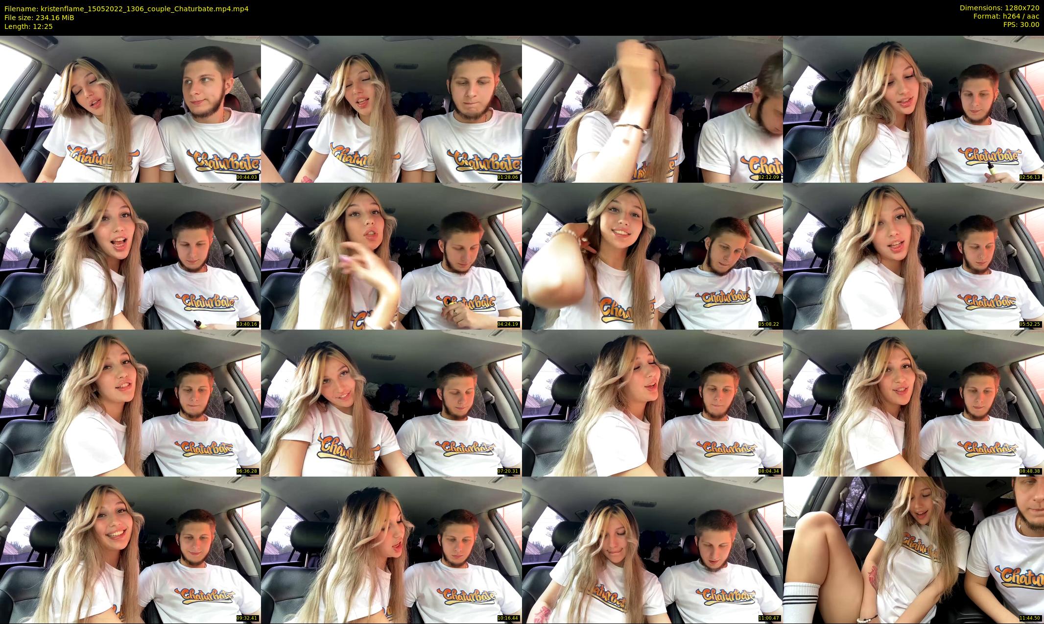 kristenflame — 13 minute Chaturbate couple cam show recording, 720p, May 15, 2022
