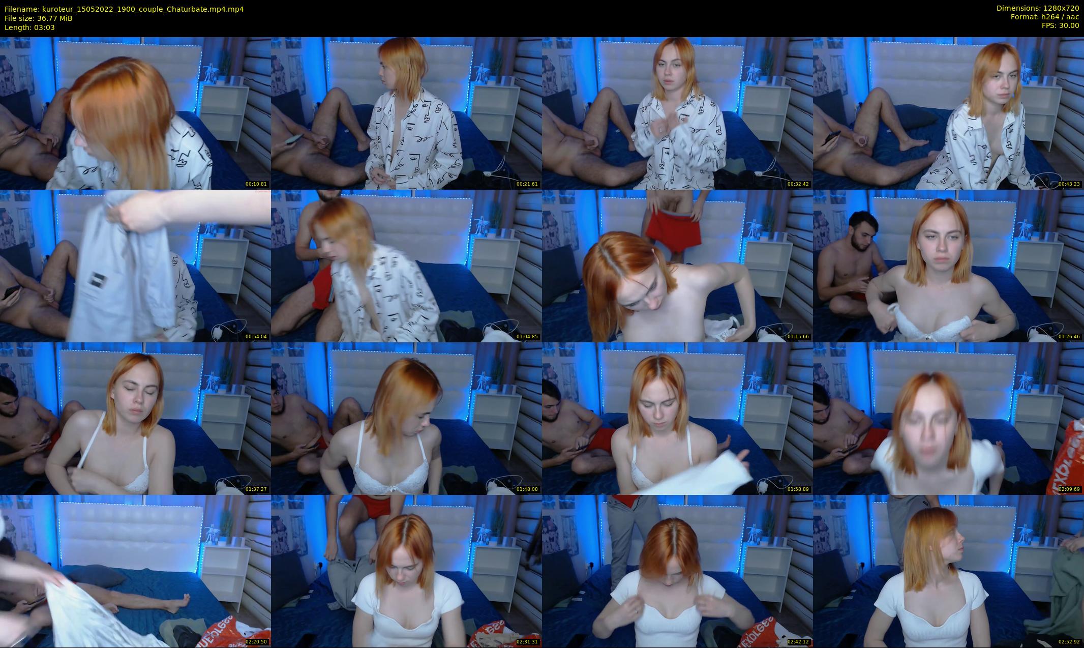 kuroteur — 4 minute Chaturbate couple cam show recording, 720p, May 15, 2022
