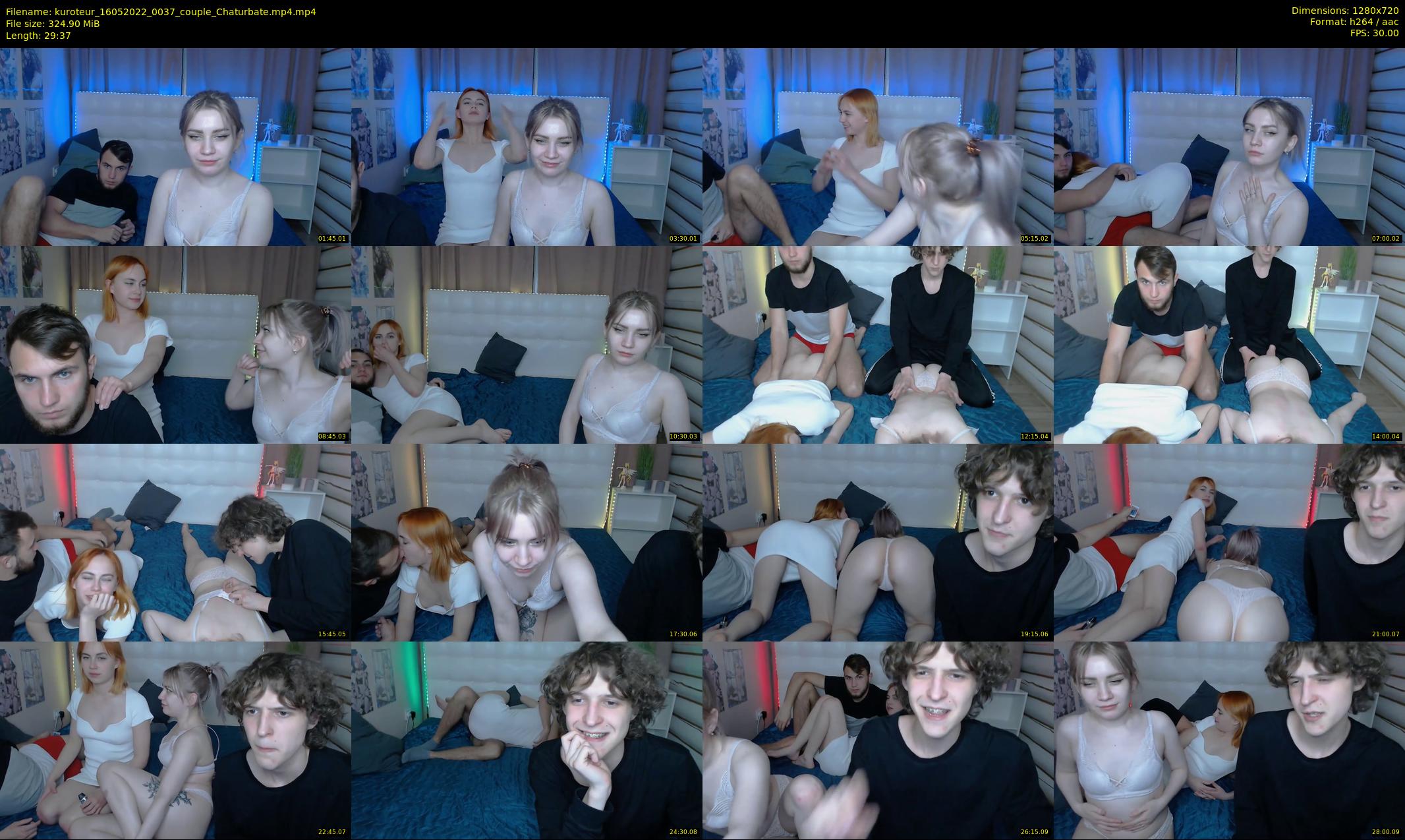 kuroteur — 30 minute Chaturbate couple cam show recording, 720p, May 16, 2022
