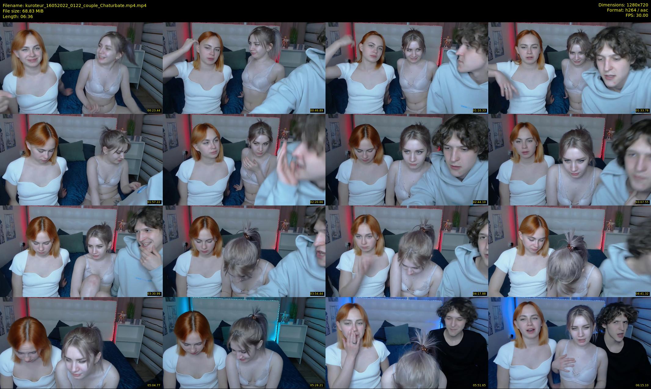 kuroteur — 7 minute Chaturbate couple cam show recording, 720p, May 16, 2022