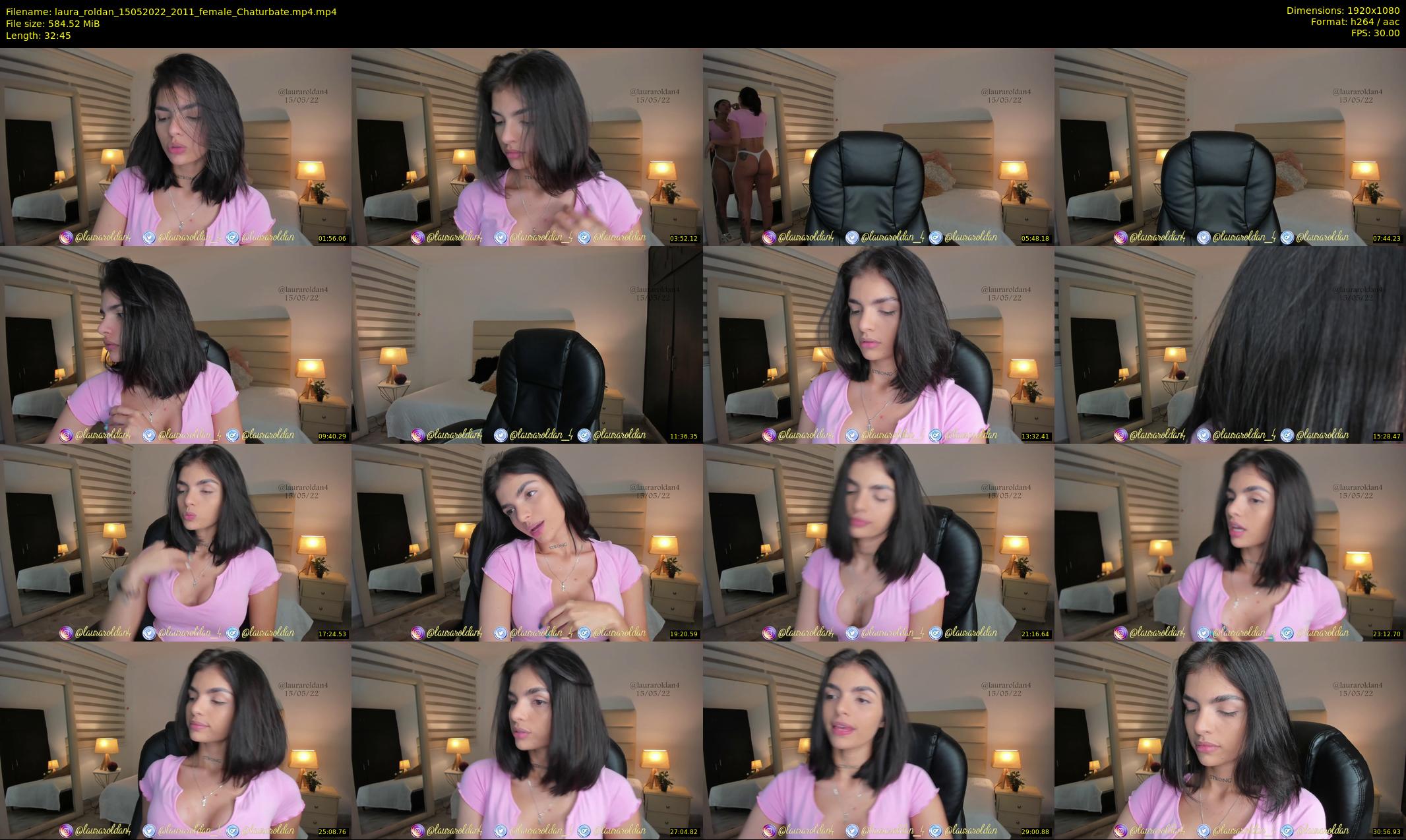 laura_roldan — 33 minute Chaturbate female cam show recording, 1080p, May 15, 2022