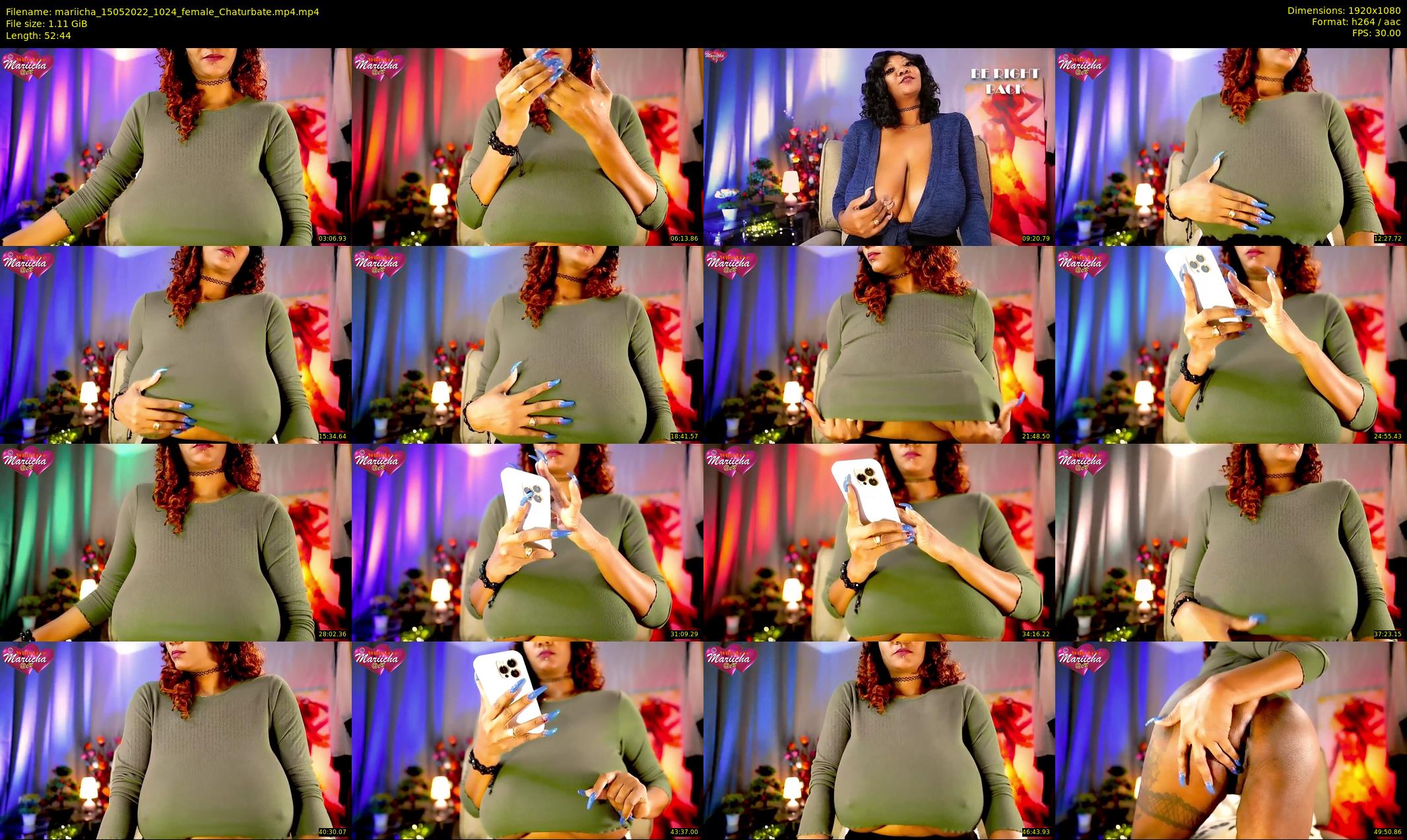 mariicha — 53 minute Chaturbate female cam show recording, 1080p, May 15, 2022
