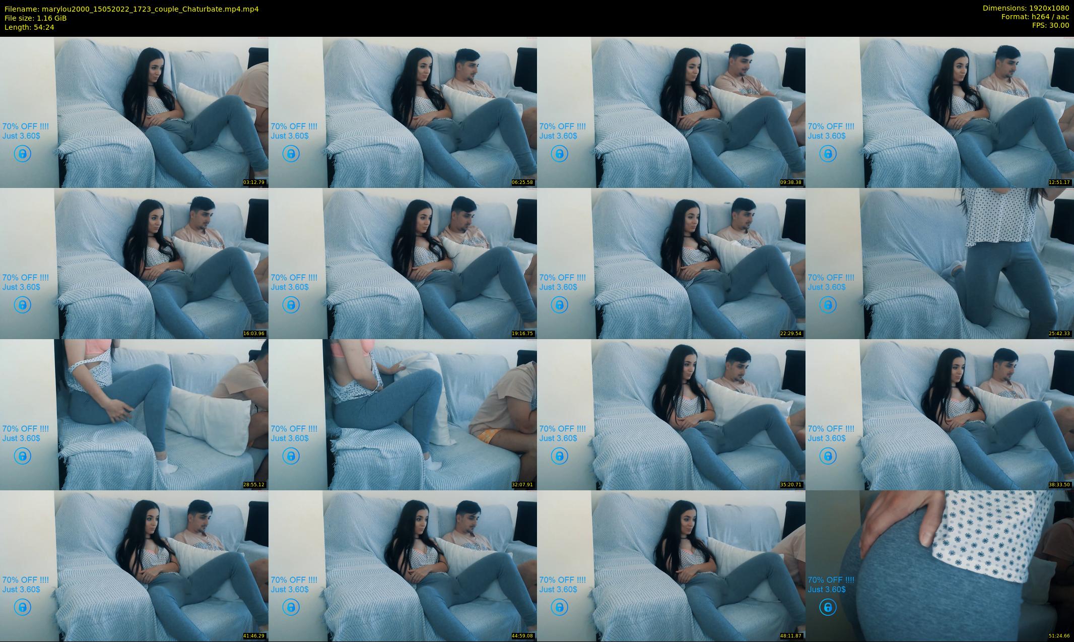 marylou2000 — 55 minute Chaturbate couple cam show recording, 1080p, May 15, 2022