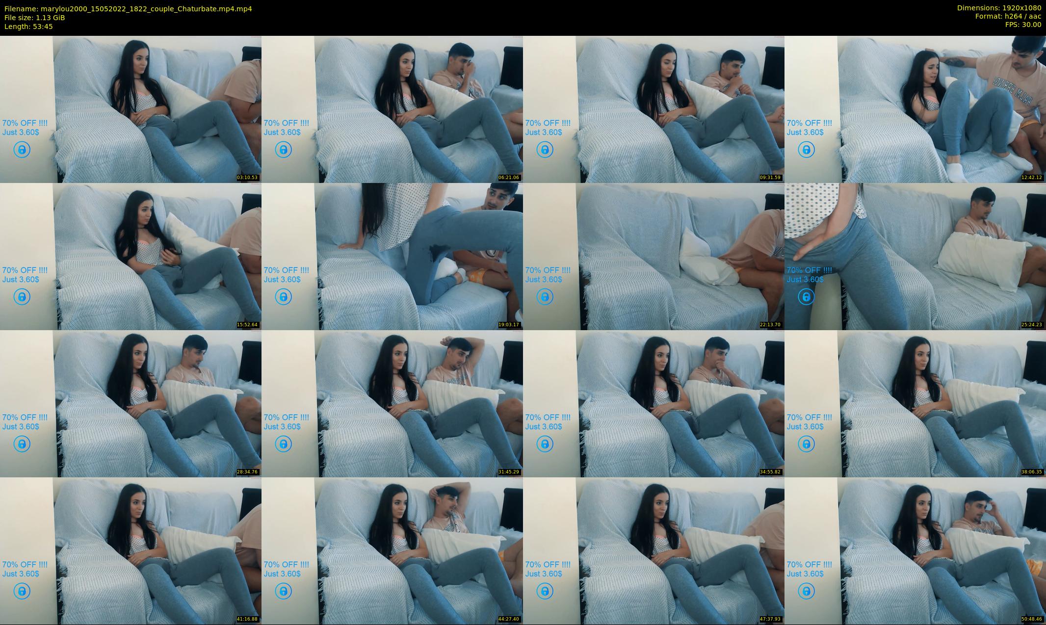 marylou2000 — 54 minute Chaturbate couple cam show recording, 1080p, May 15, 2022