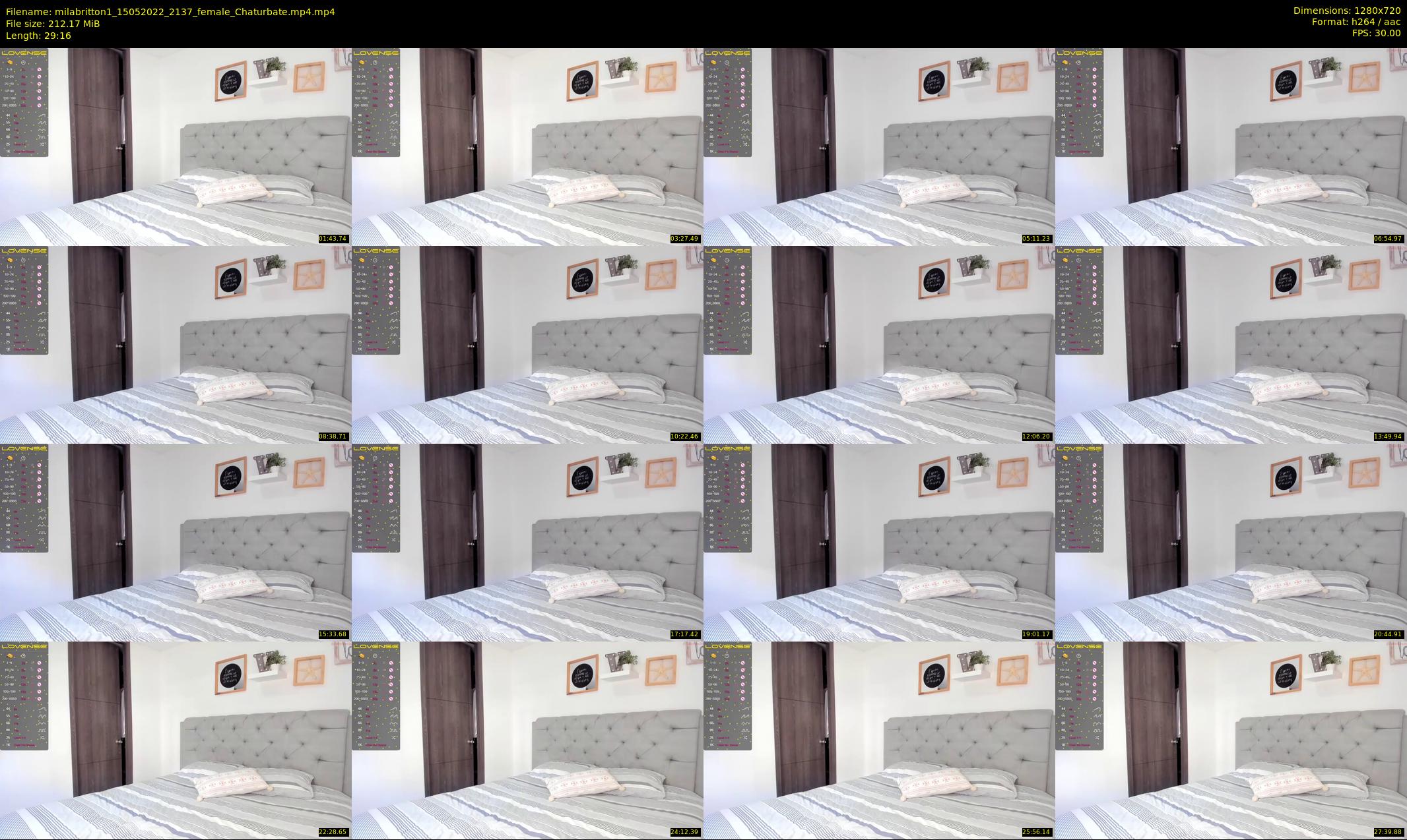 milabritton1 — 30 minute Chaturbate female cam show recording, 720p, May 15, 2022