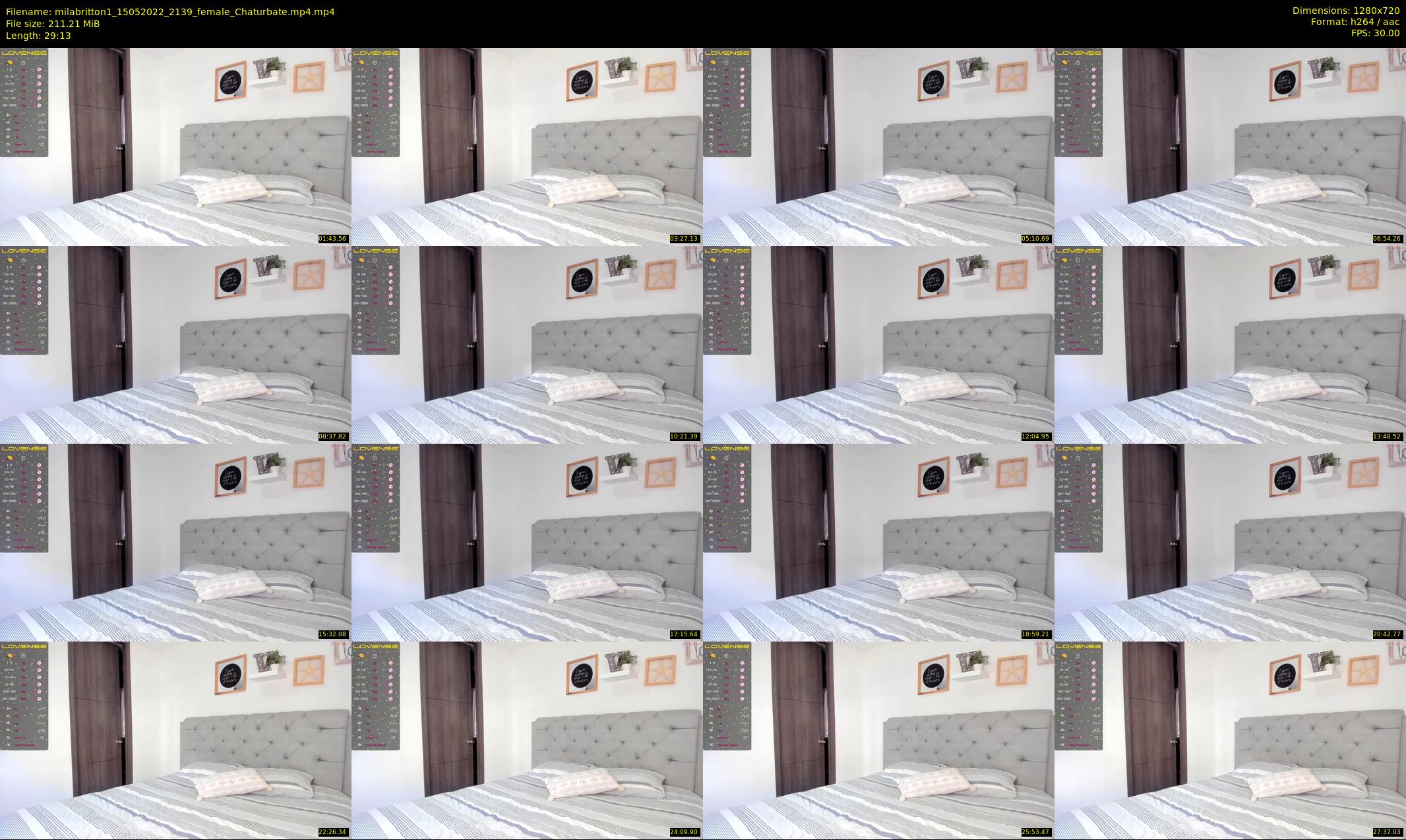 milabritton1 — 30 minute Chaturbate female cam show recording, 720p, May 15, 2022