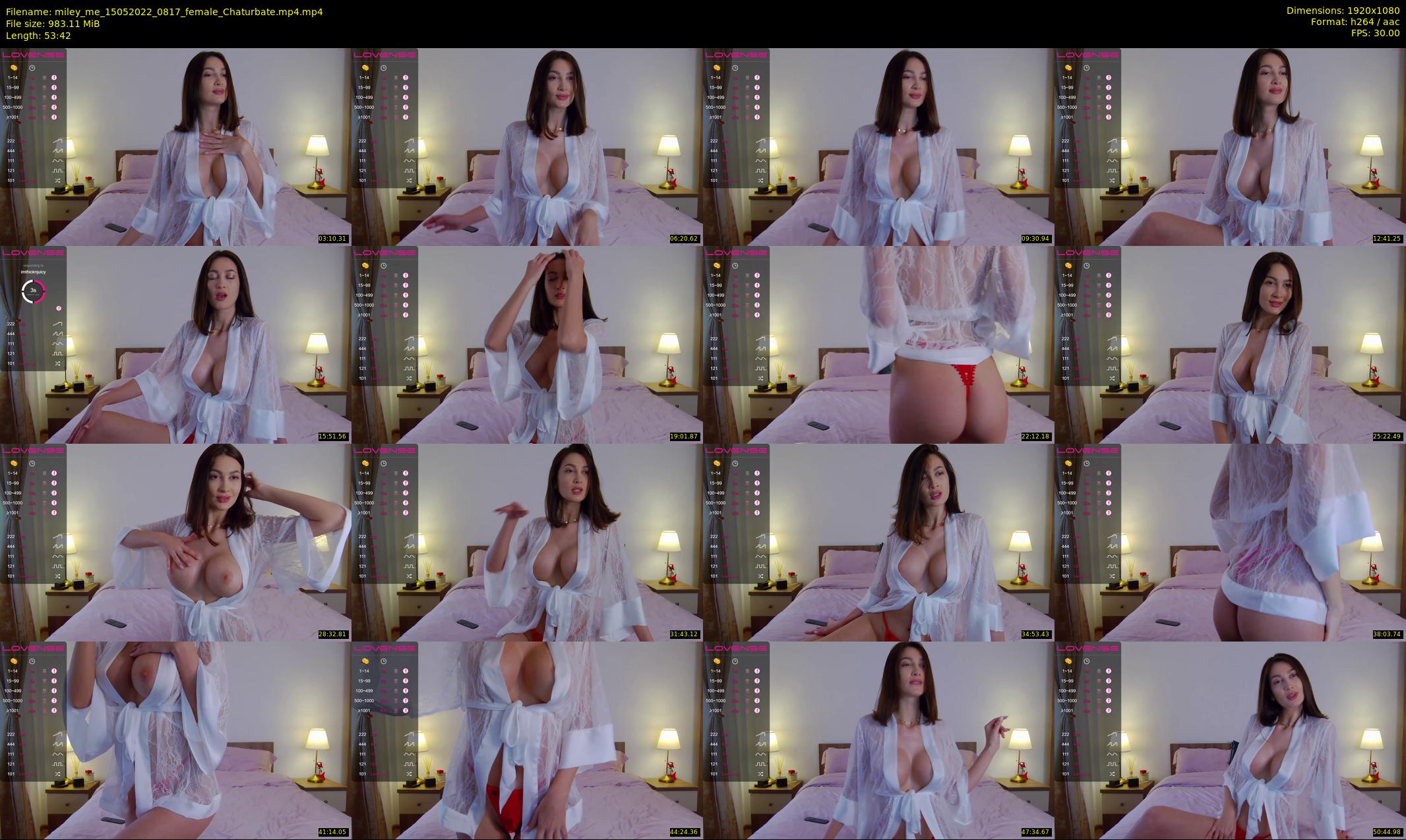 miley_me — 54 minute Chaturbate female cam show recording, 1080p, May 15, 2022