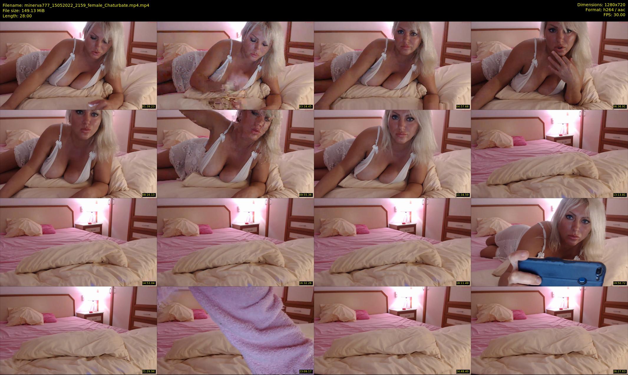 minerva777 — 28 minute Chaturbate female cam show recording, 720p, May 15, 2022