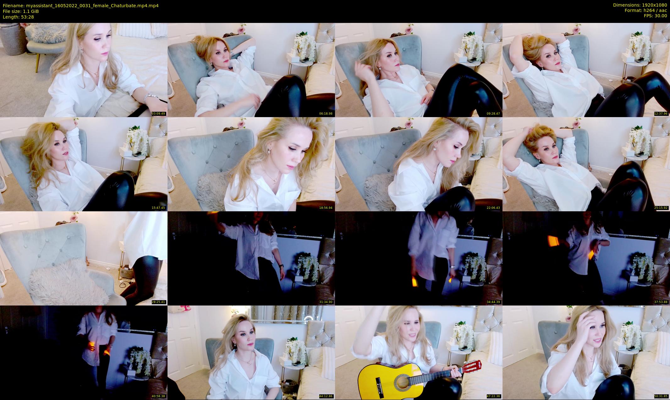 myassistant — 54 minute Chaturbate female cam show recording, 1080p, May 16, 2022