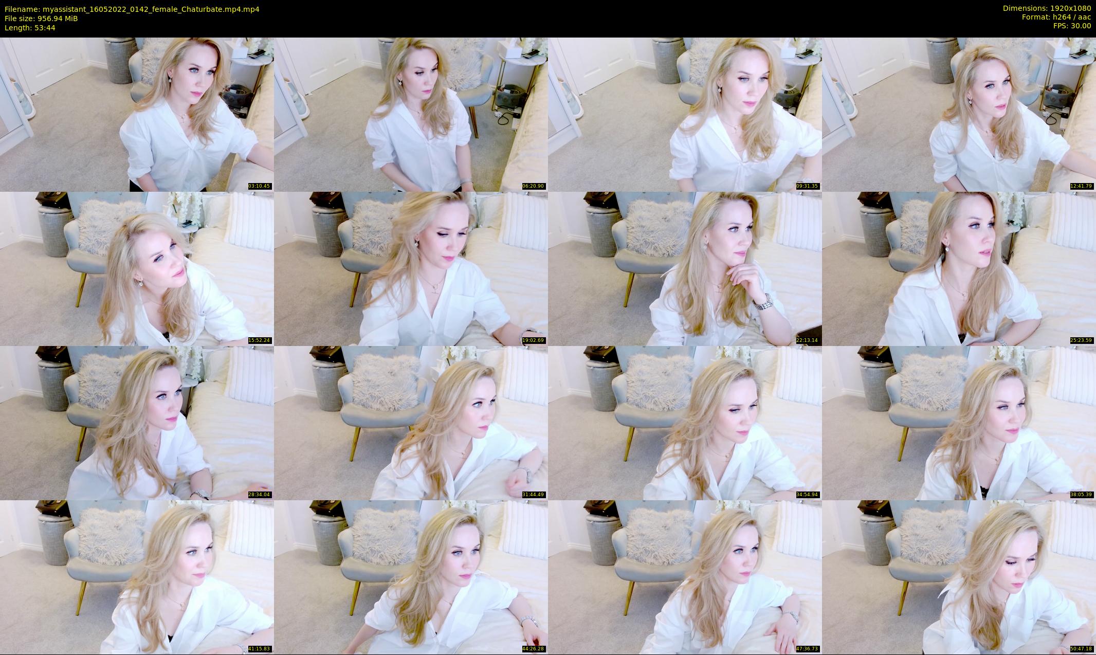 myassistant — 54 minute Chaturbate female cam show recording, 1080p, May 16, 2022