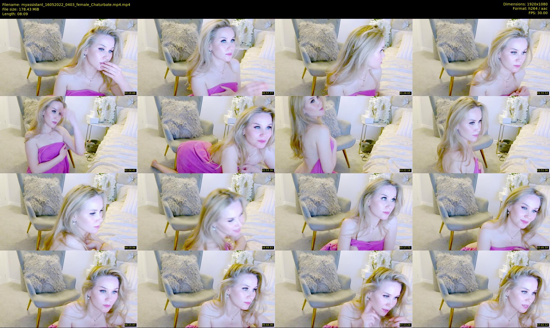 myassistant — 9 minute Chaturbate female cam show recording, 1080p, May 16, 2022