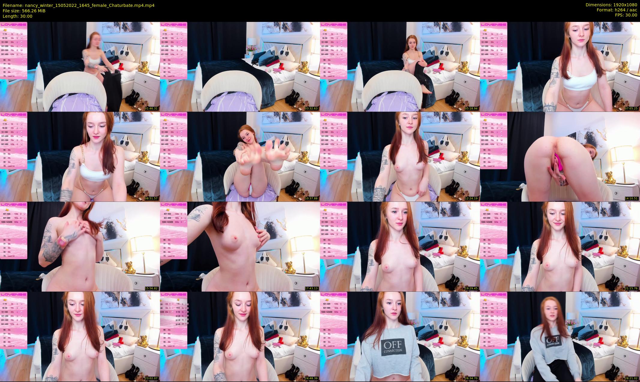 nancy_winter — 30 minute Chaturbate female cam show recording, 1080p, May 15, 2022