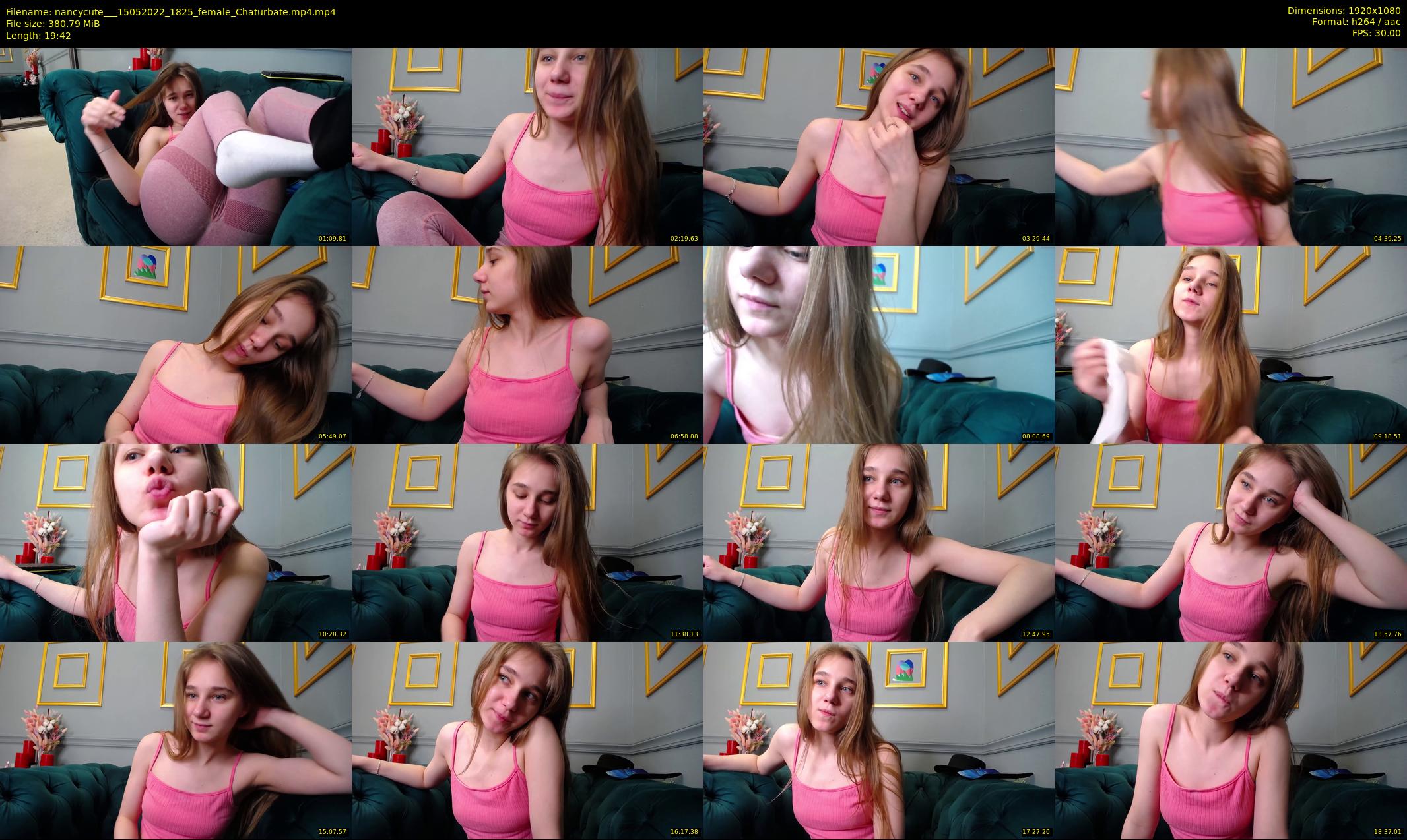 nancycute__ — 20 minute Chaturbate female cam show recording, 1080p, May 15, 2022