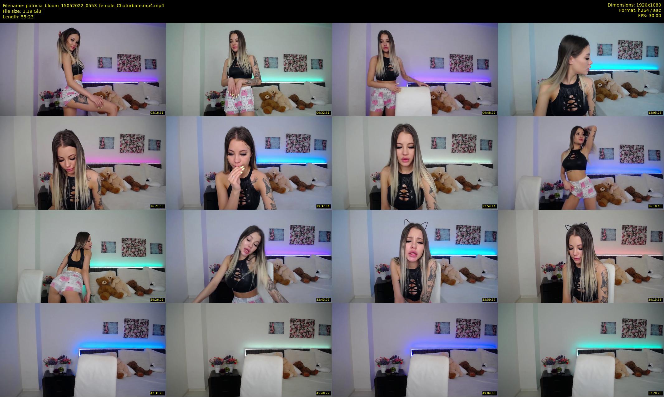patricia_bloom — 56 minute Chaturbate female cam show recording, 1080p, May 15, 2022