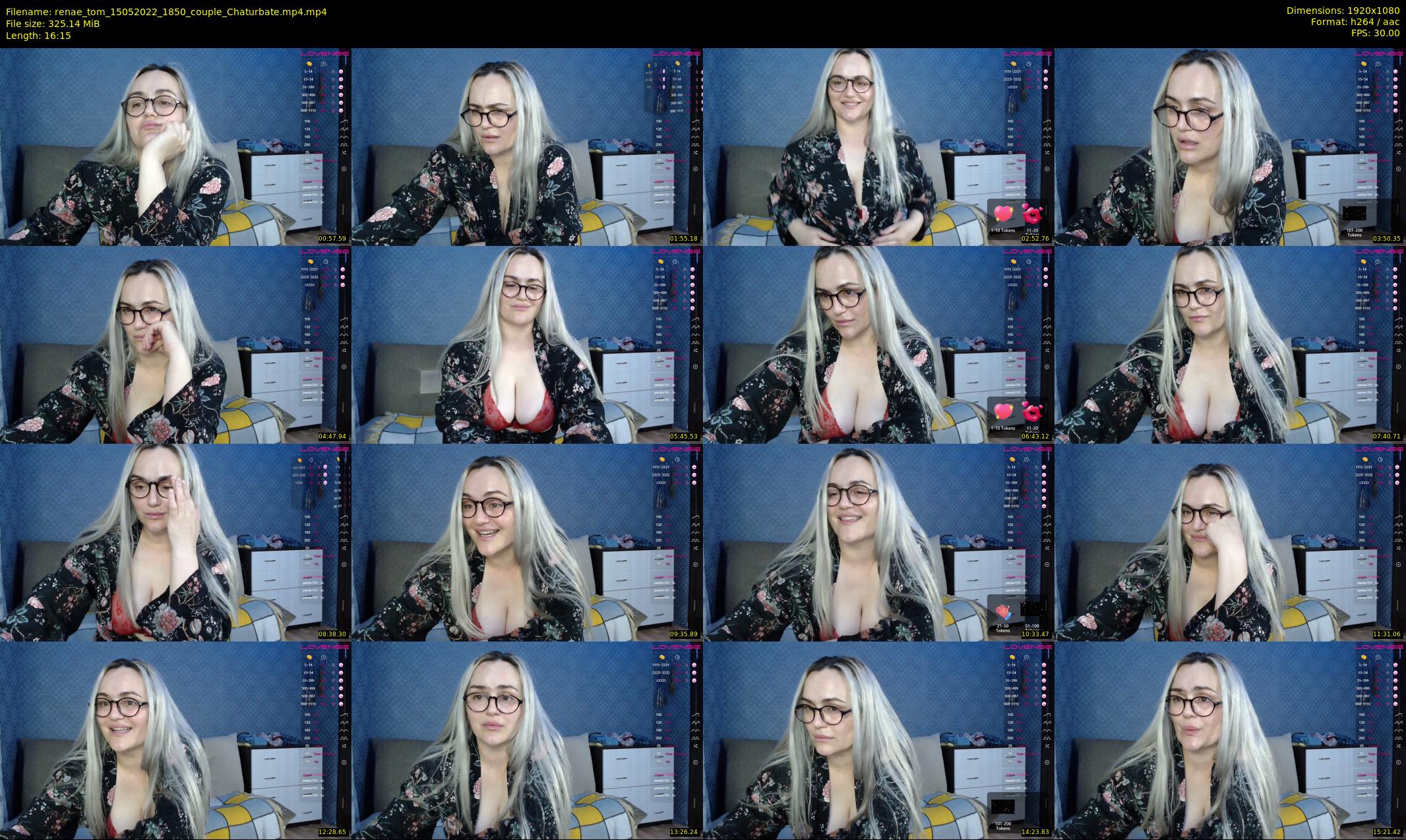renae_tom — 17 minute Chaturbate couple cam show recording, 1080p, May 15, 2022