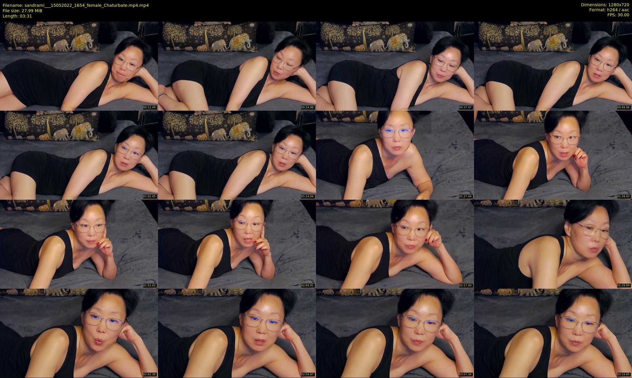 sandrami__ — 4 minute Chaturbate female cam show recording, 720p, May 15, 2022