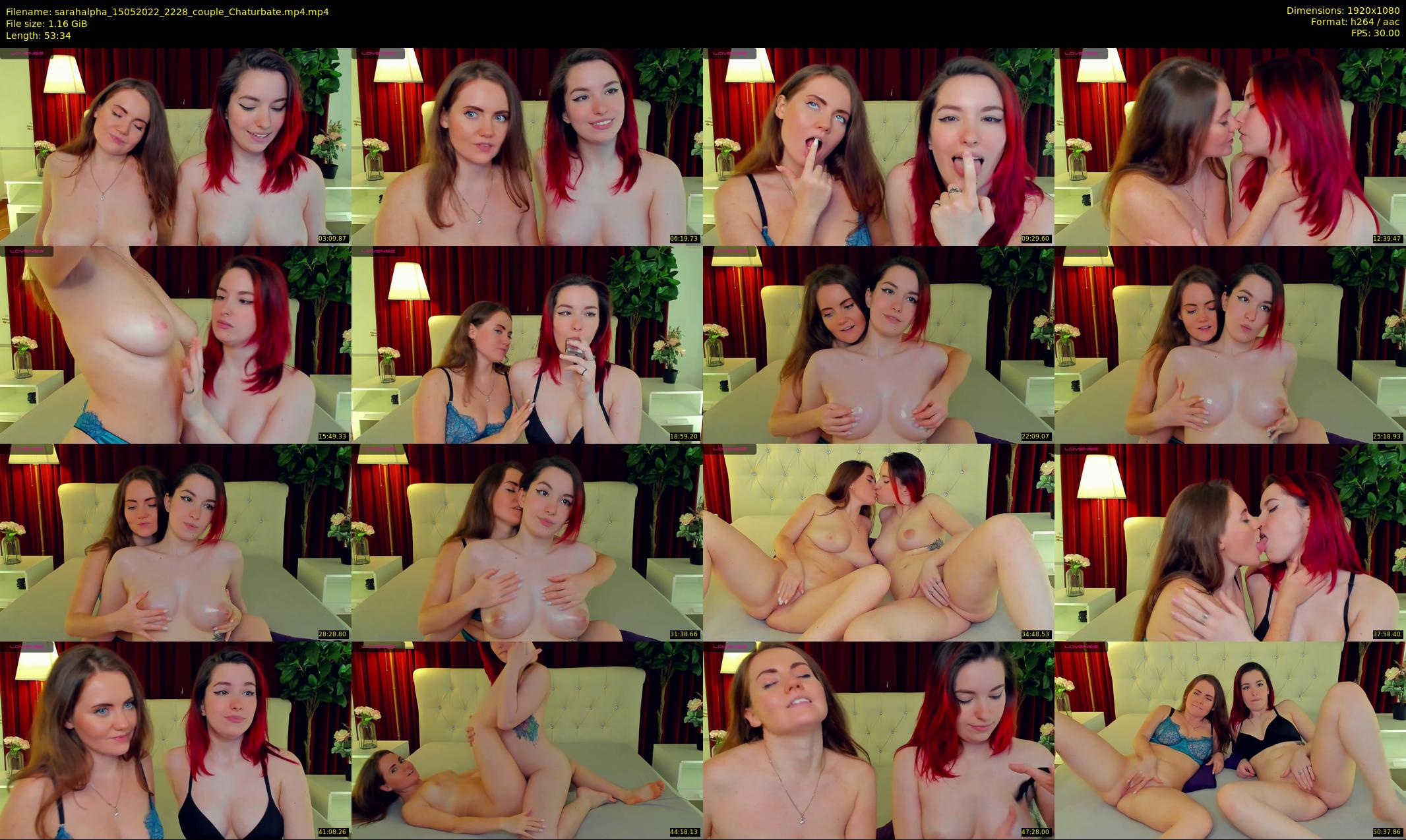 sarahalpha — 54 minute Chaturbate couple cam show recording, 1080p, May 15, 2022
