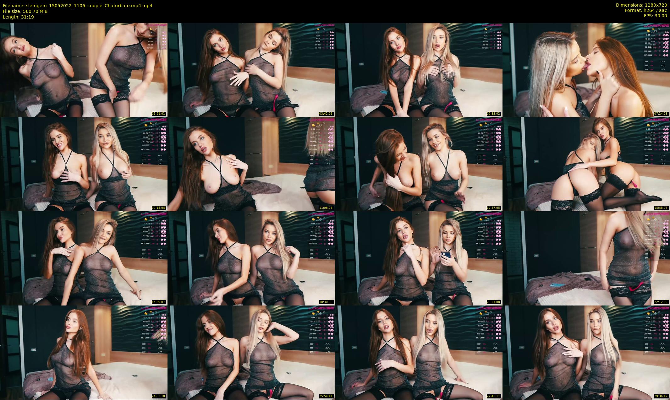 slemgem — 32 minute Chaturbate couple cam show recording, 720p, May 15, 2022