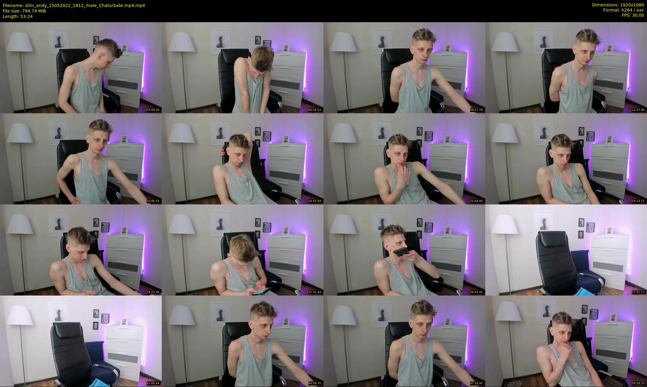 slim_andy — 54 minute Chaturbate male cam show recording, 1080p, May 15, 2022