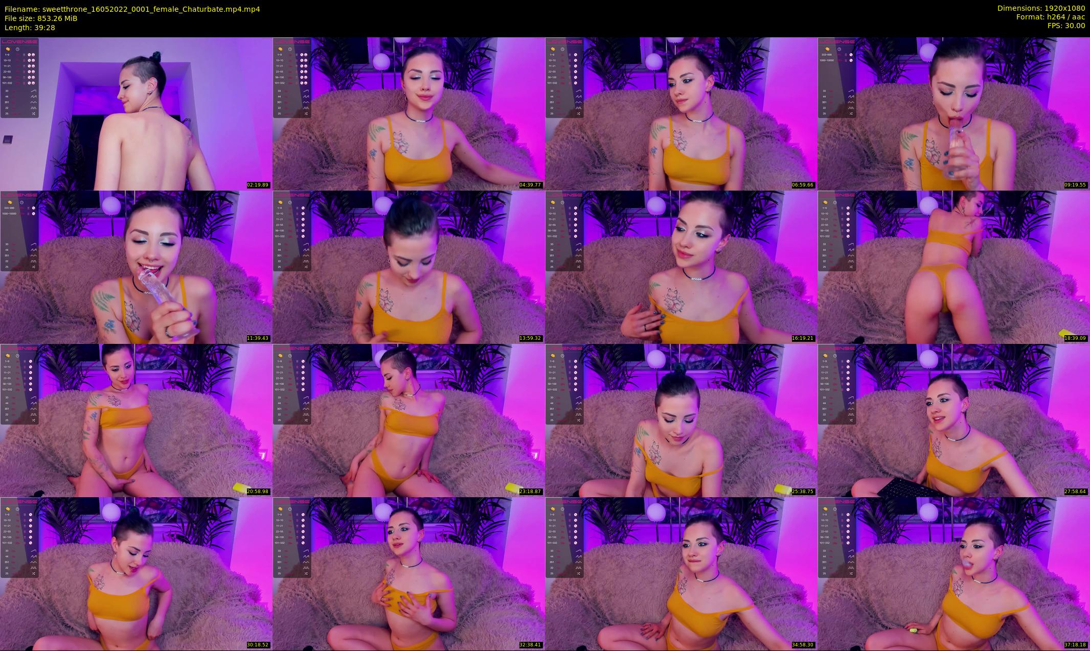 sweetthrone — 40 minute Chaturbate couple cam show recording, 1080p, May 16, 2022