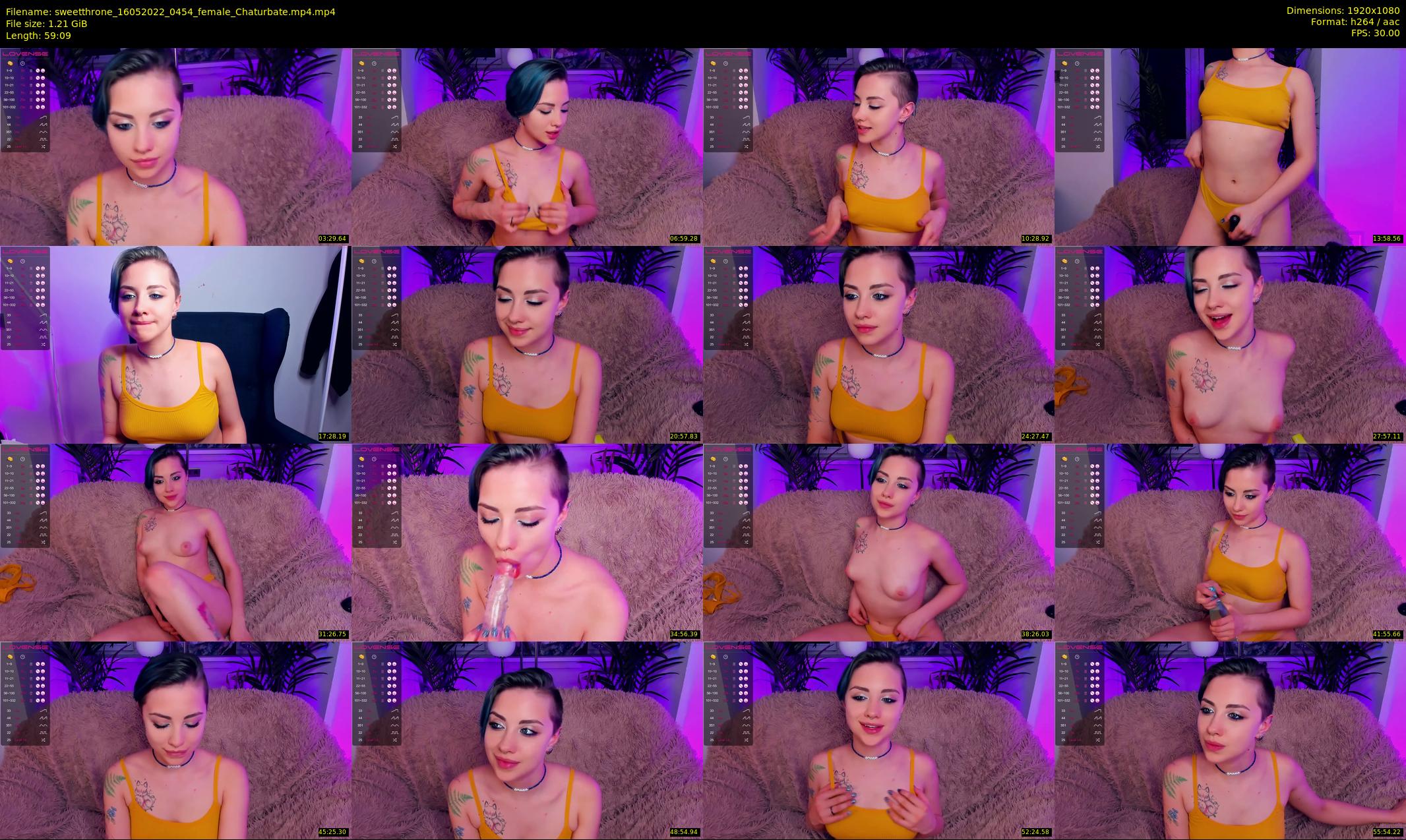 sweetthrone — 60 minute Chaturbate couple cam show recording, 1080p, May 16, 2022