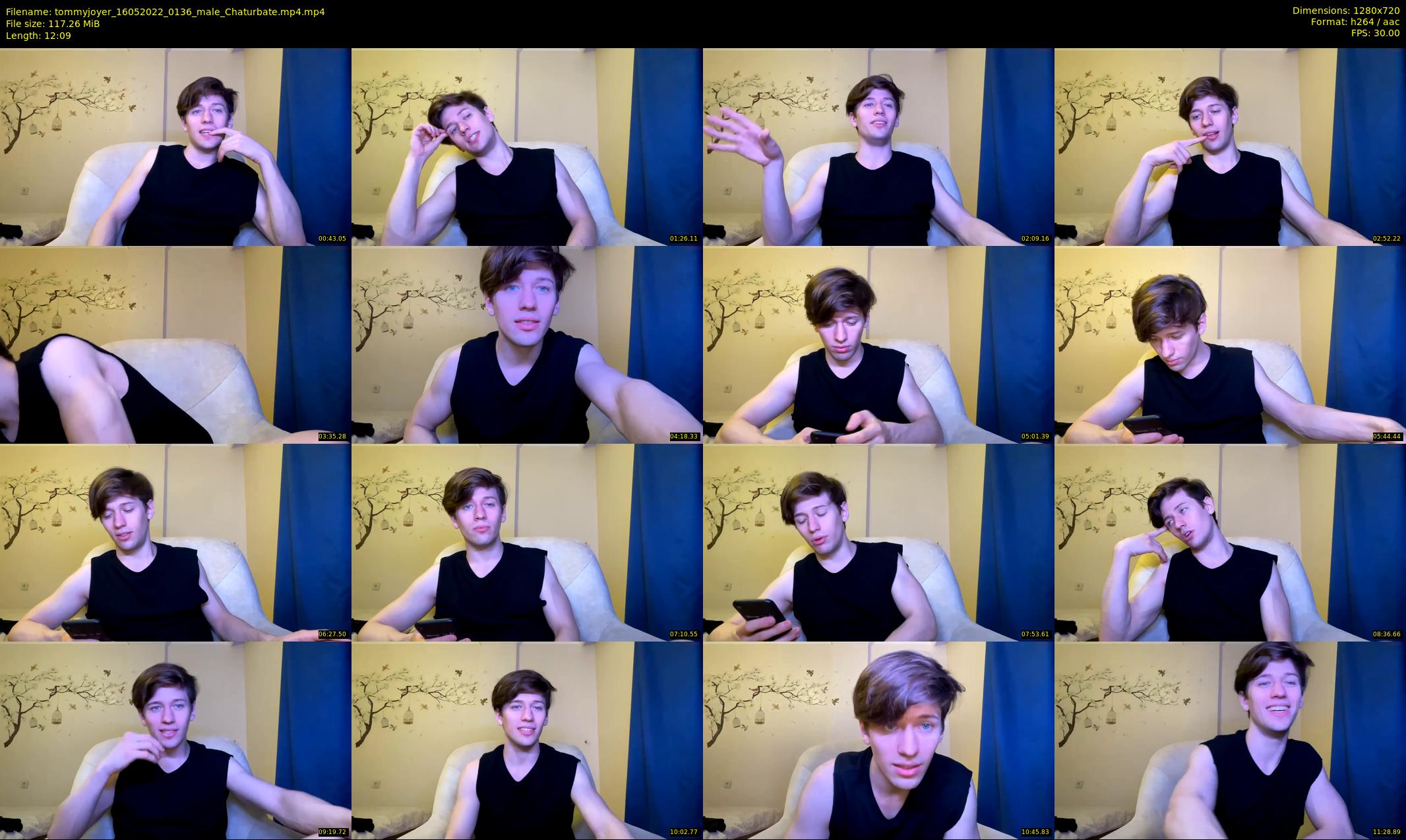 tommyjoyer — 13 minute Chaturbate male cam show recording, 720p, May 16, 2022