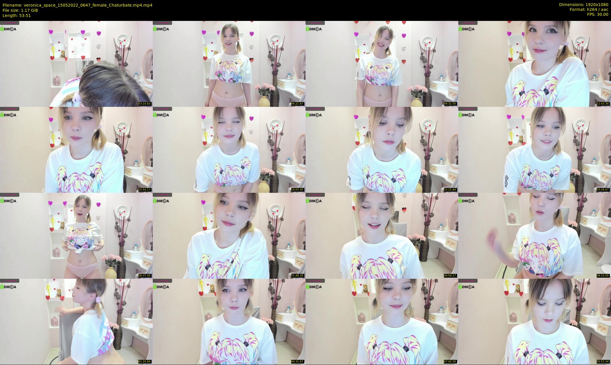 veronica_space — 54 minute Chaturbate female cam show recording, 1080p, May 15, 2022