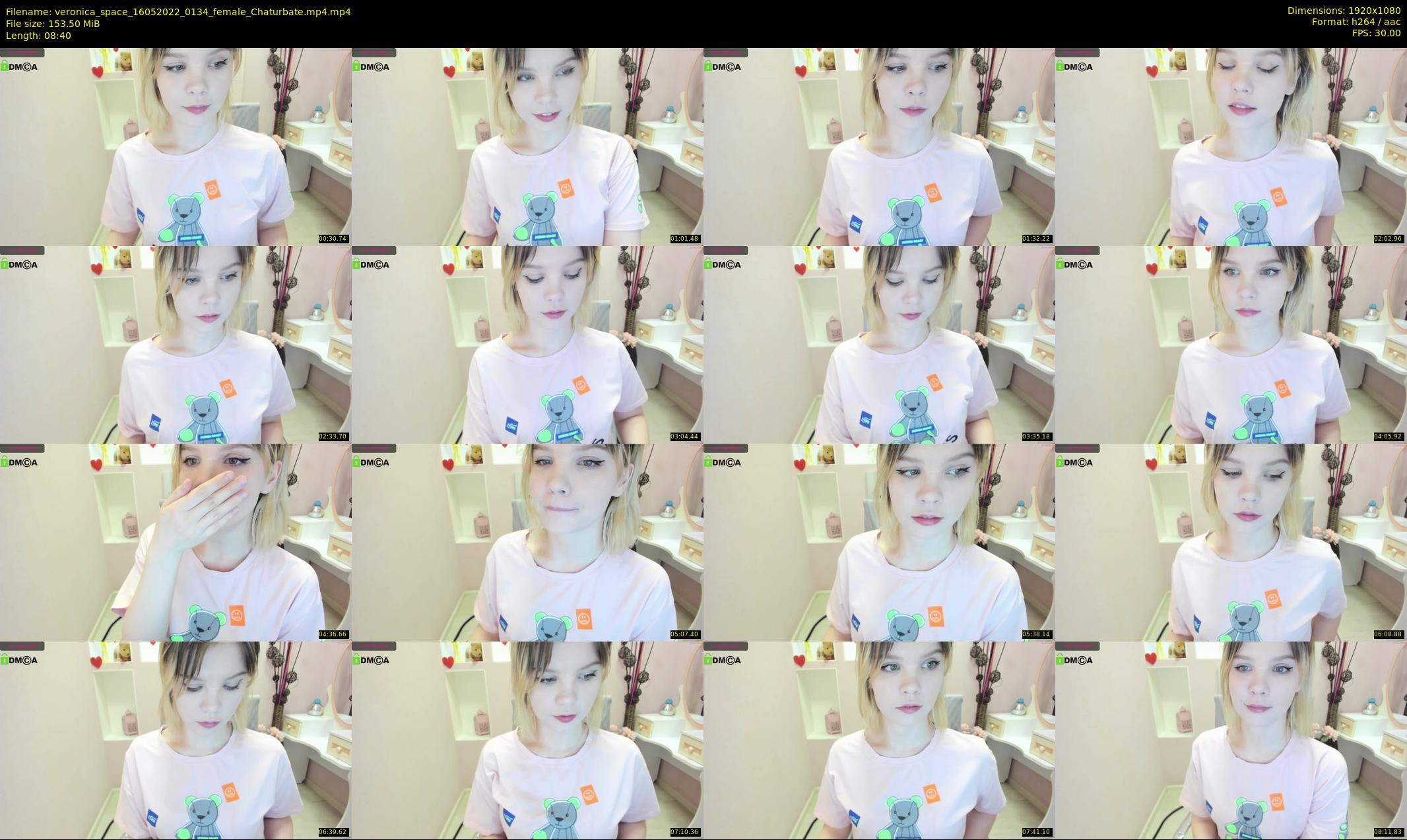 veronica_space — 9 minute Chaturbate female cam show recording, 1080p, May 16, 2022