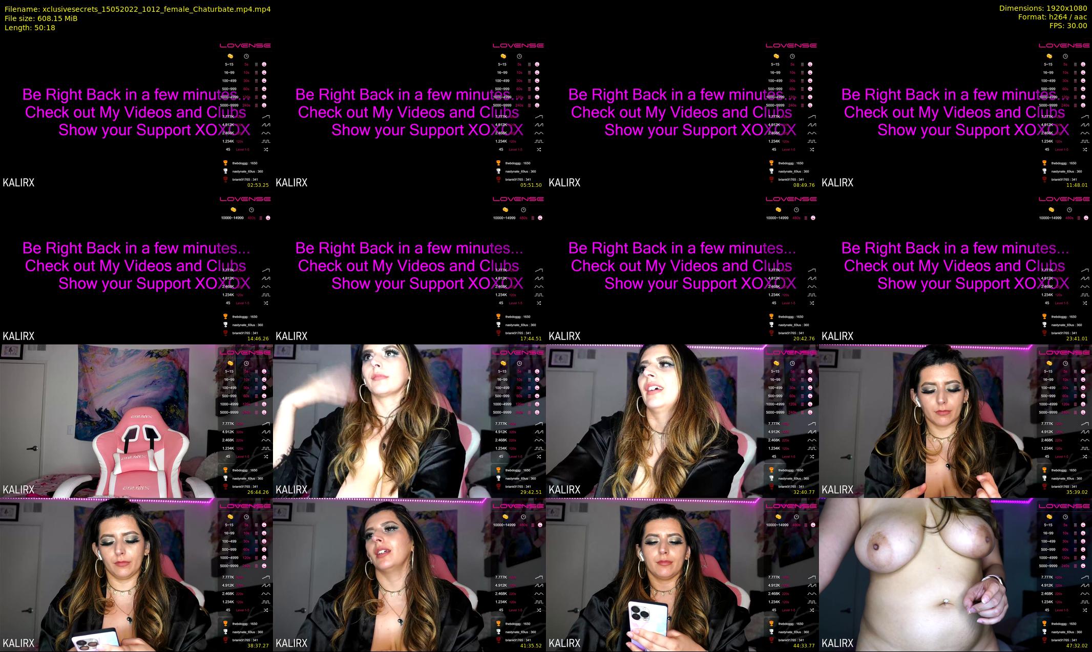 xclusivesecrets — 51 minute Chaturbate female cam show recording, 1080p, May 15, 2022