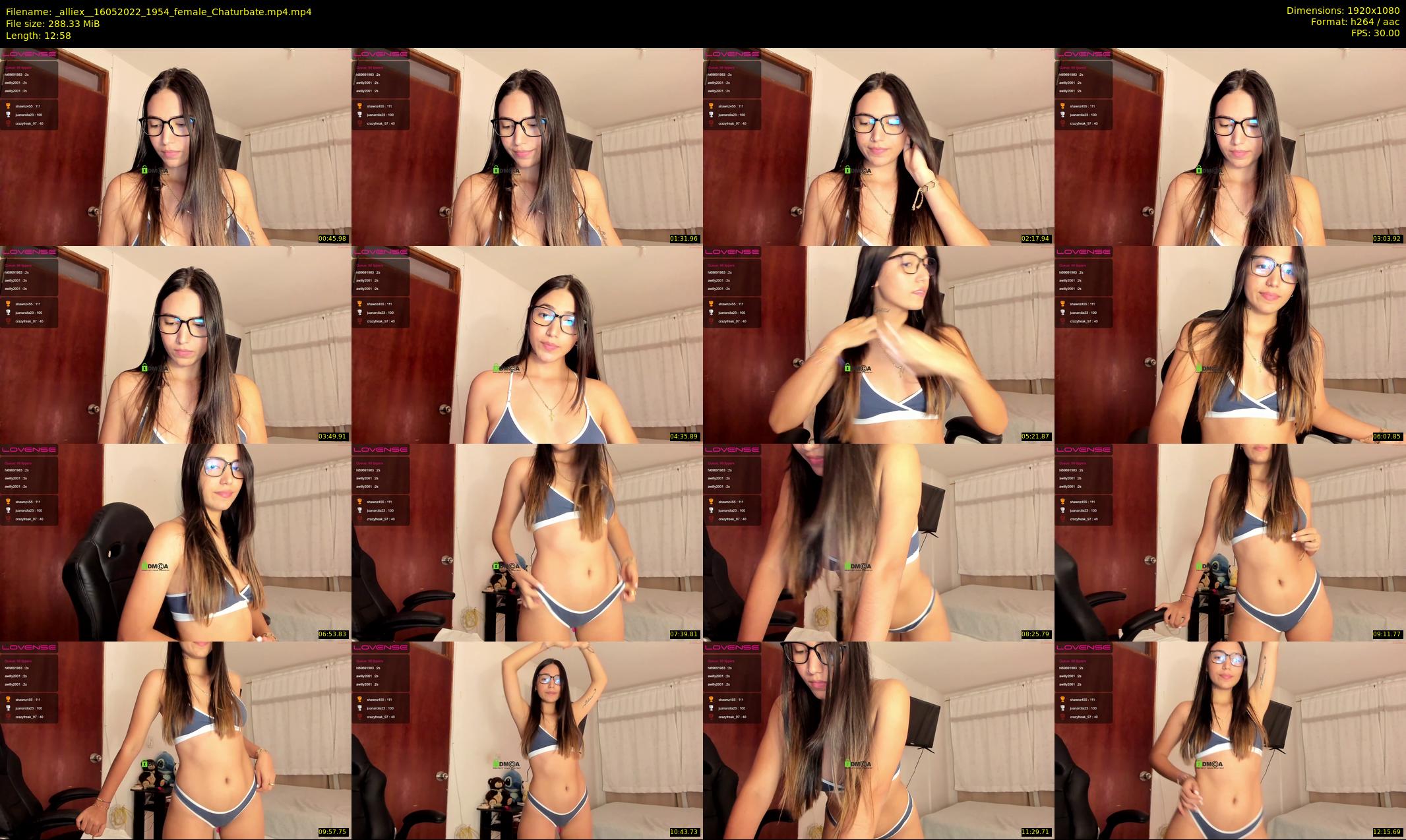 _alliex_ — 13 minute Chaturbate female cam show recording, 1080p, May 16, 2022