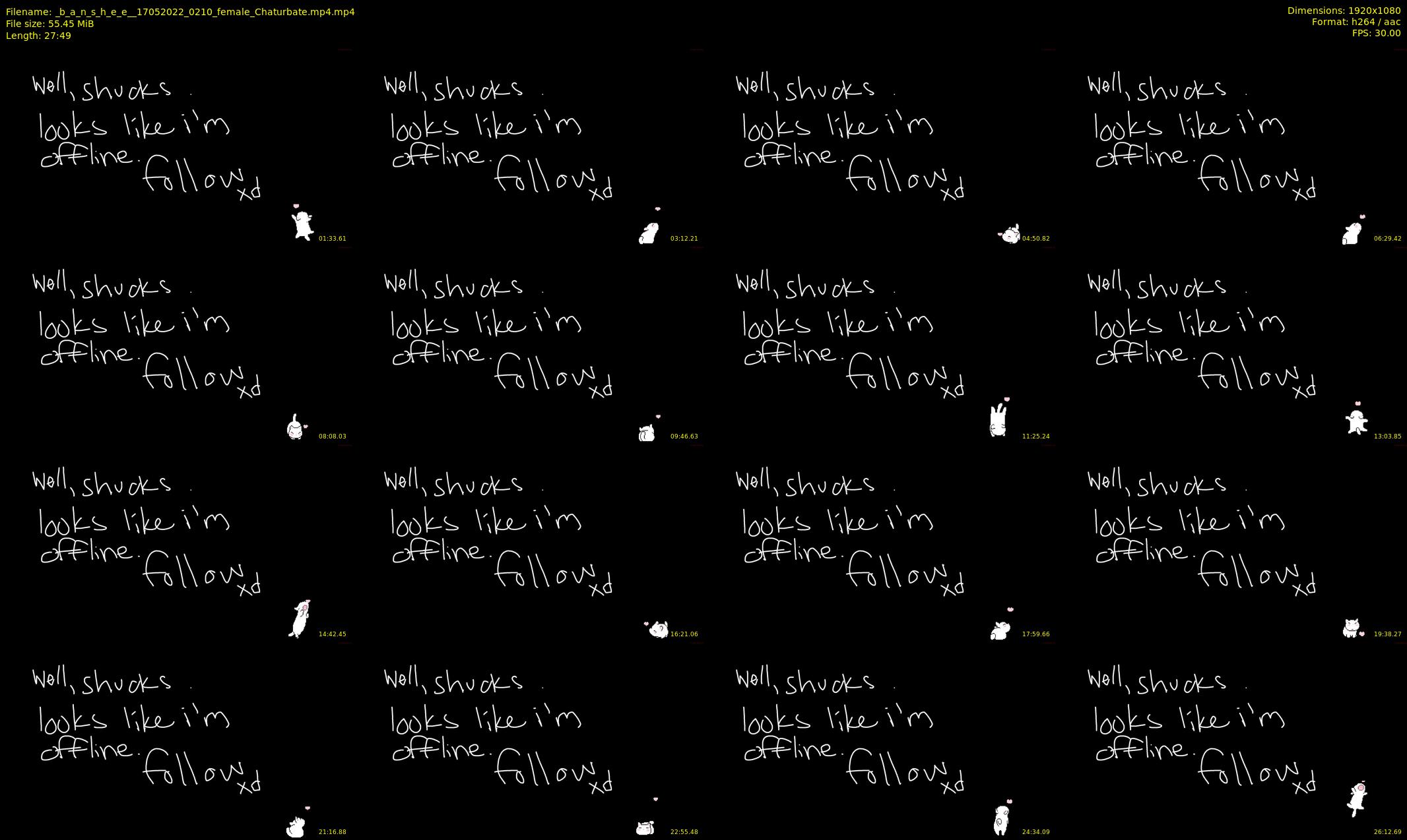 _b_a_n_s_h_e_e_ — 28 minute Chaturbate female cam show recording, 1080p, May 17, 2022
