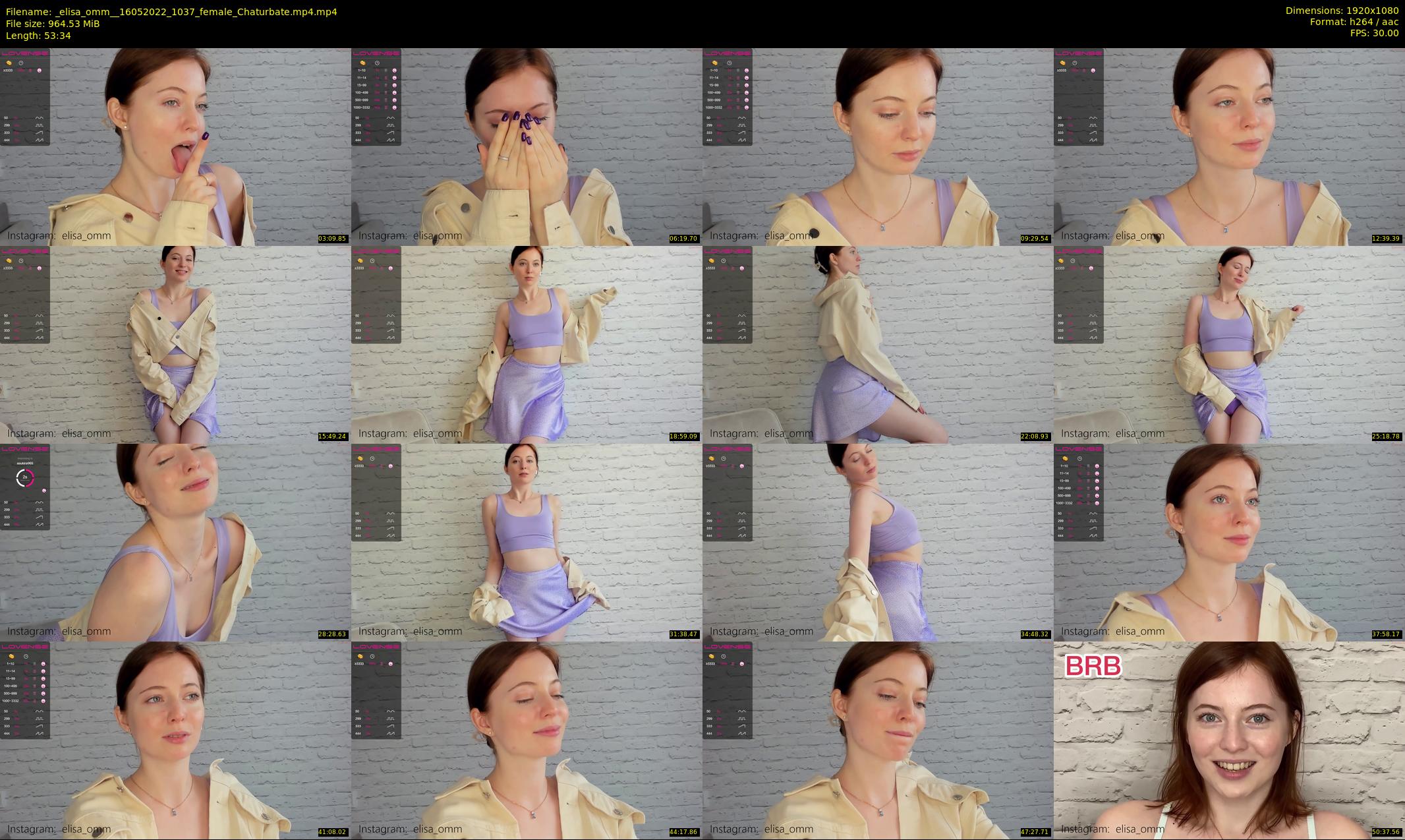 _elisa_omm_ — 54 minute Chaturbate female cam show recording, 1080p, May 16, 2022