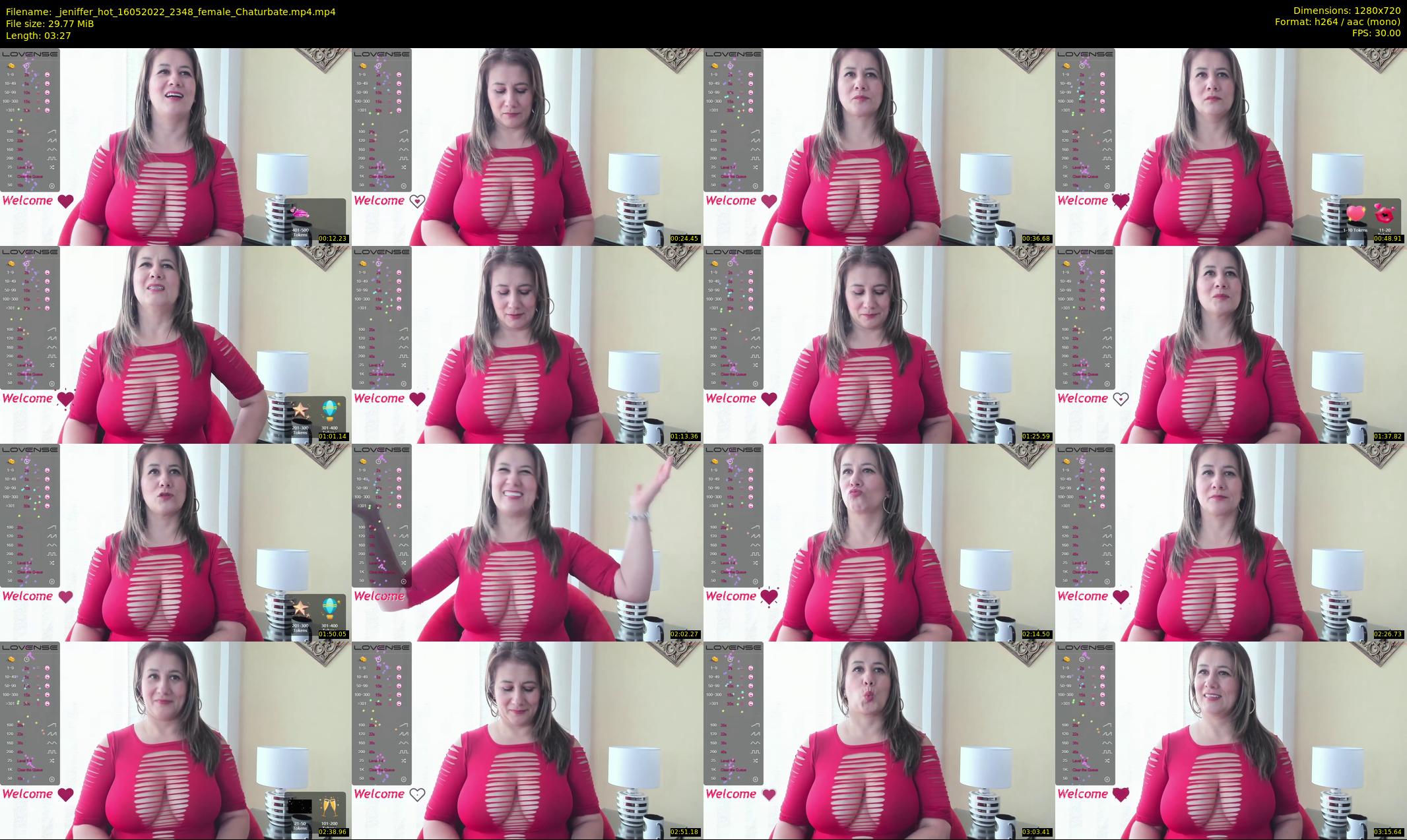 _jeniffer_hot — 4 minute Chaturbate female cam show recording, 720p, May 16, 2022