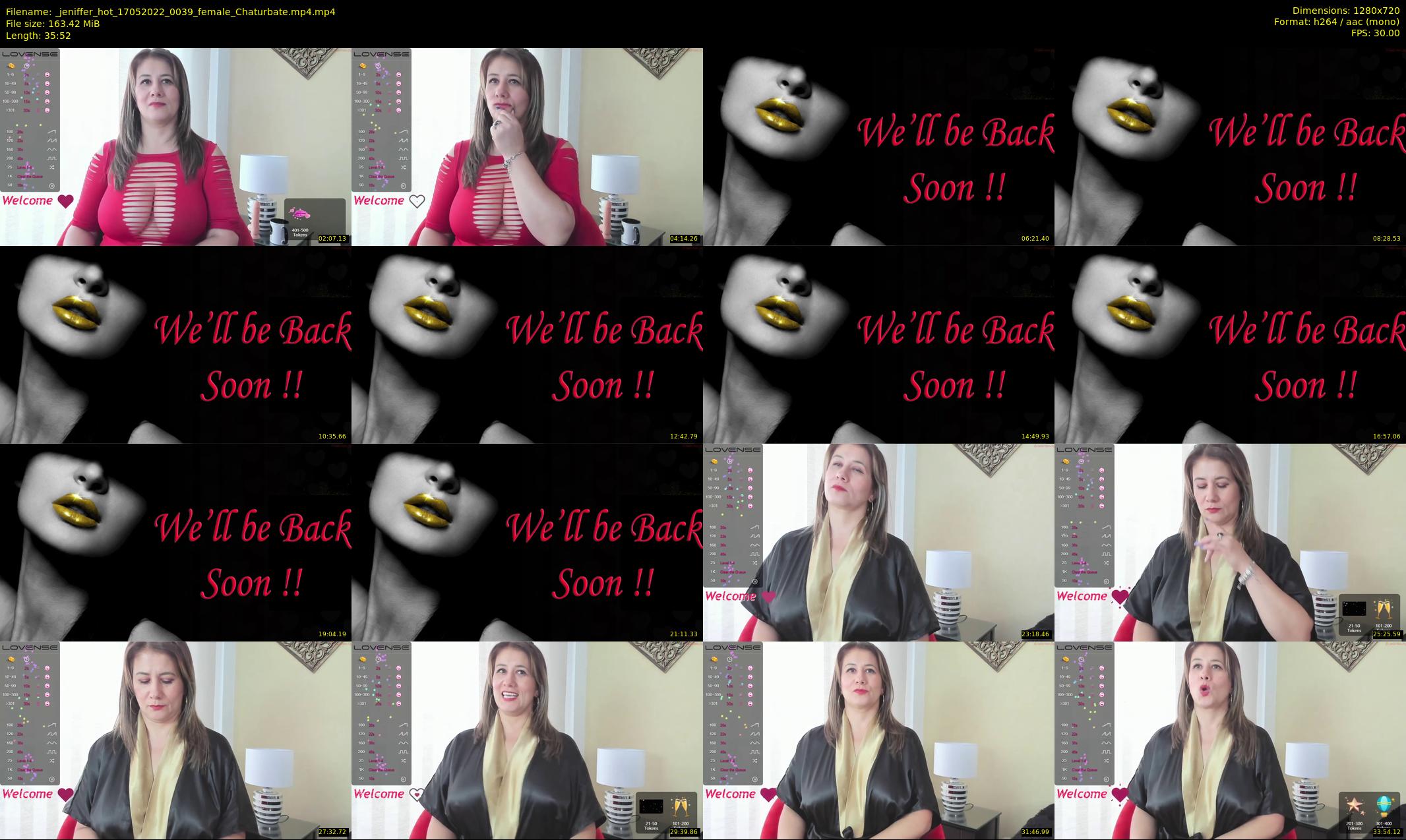 _jeniffer_hot — 36 minute Chaturbate female cam show recording, 720p, May 17, 2022