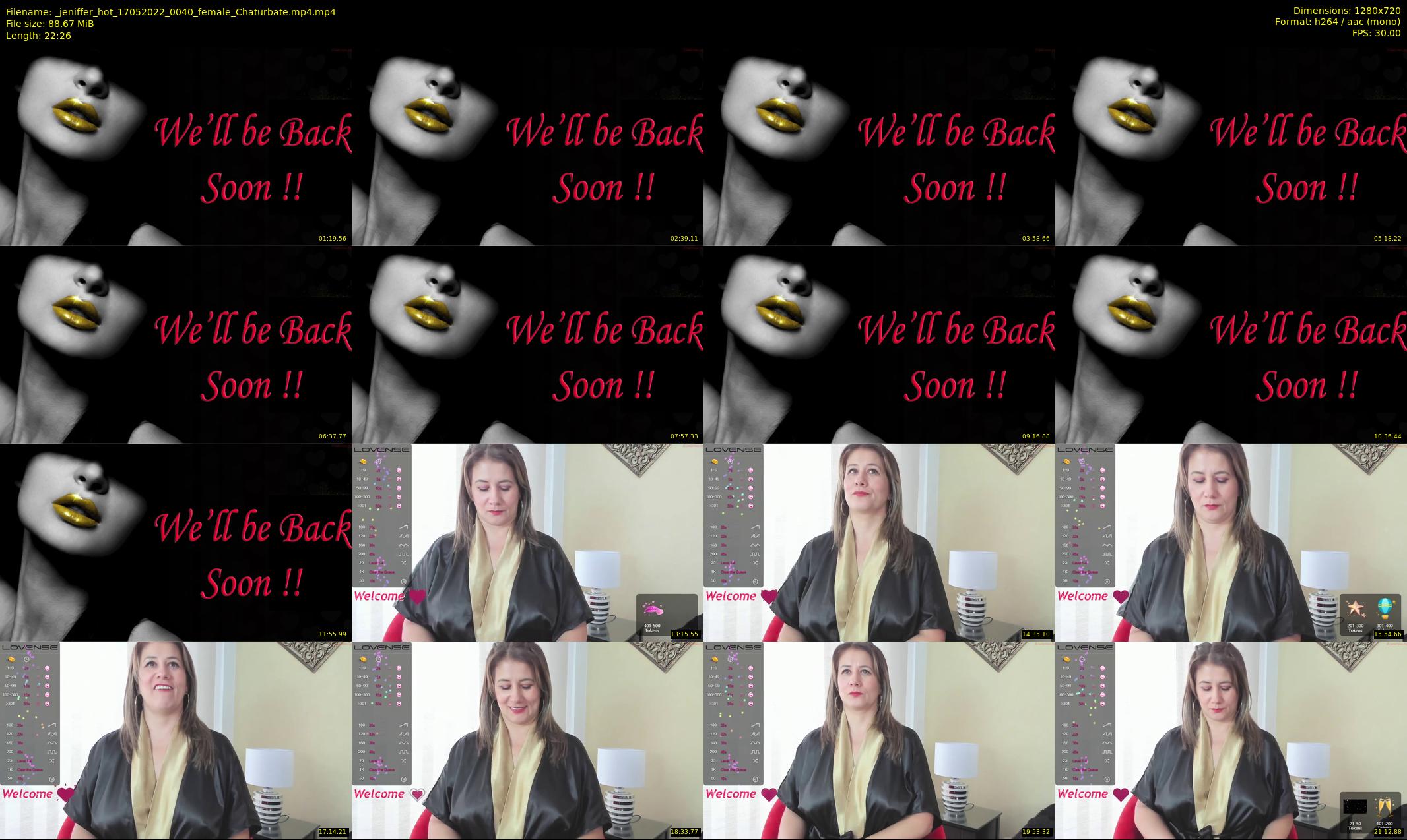 _jeniffer_hot — 23 minute Chaturbate female cam show recording, 720p, May 17, 2022