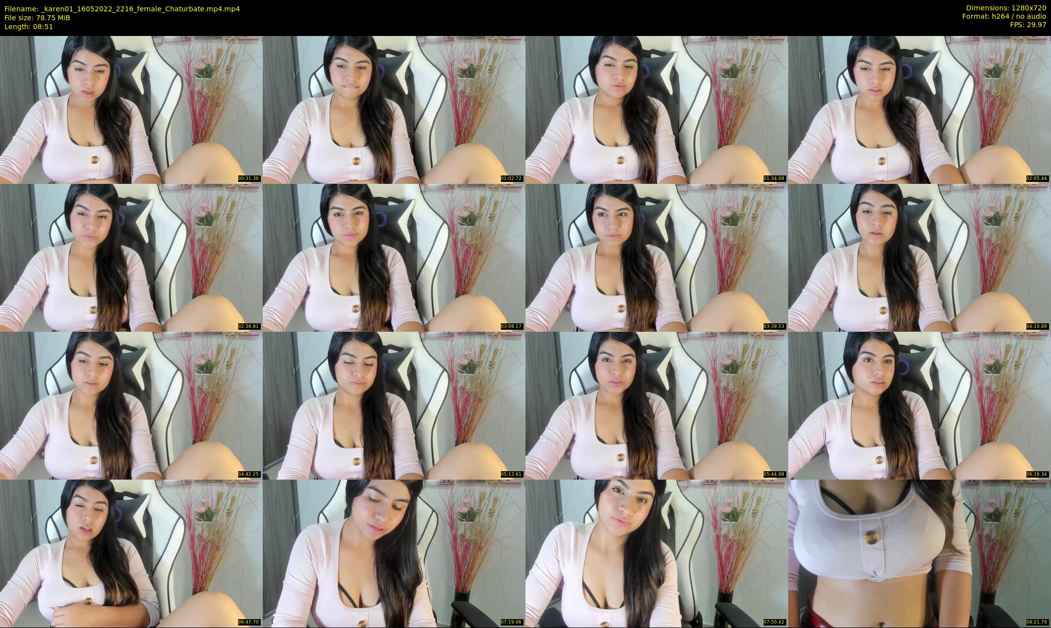 _karen01 — 9 minute Chaturbate female cam show recording, 720p, May 16, 2022