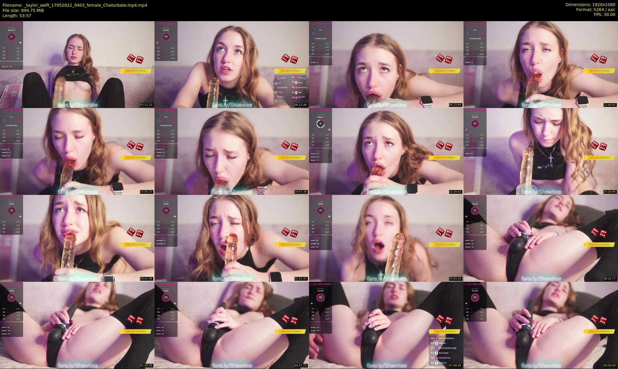 _taylor_swift — 54 minute Chaturbate female cam show recording, 1080p, May 17, 2022