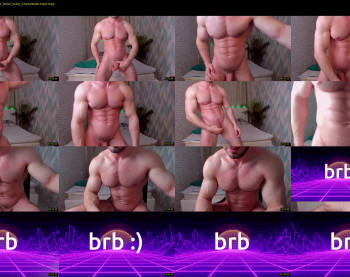adam_muscle_ — 54 minute Chaturbate male cam show recording, 1080p, May 17, 2022